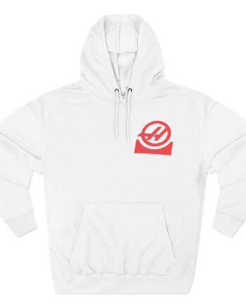 Haas F1 Color Block Three-Panel Fleece Hoodie