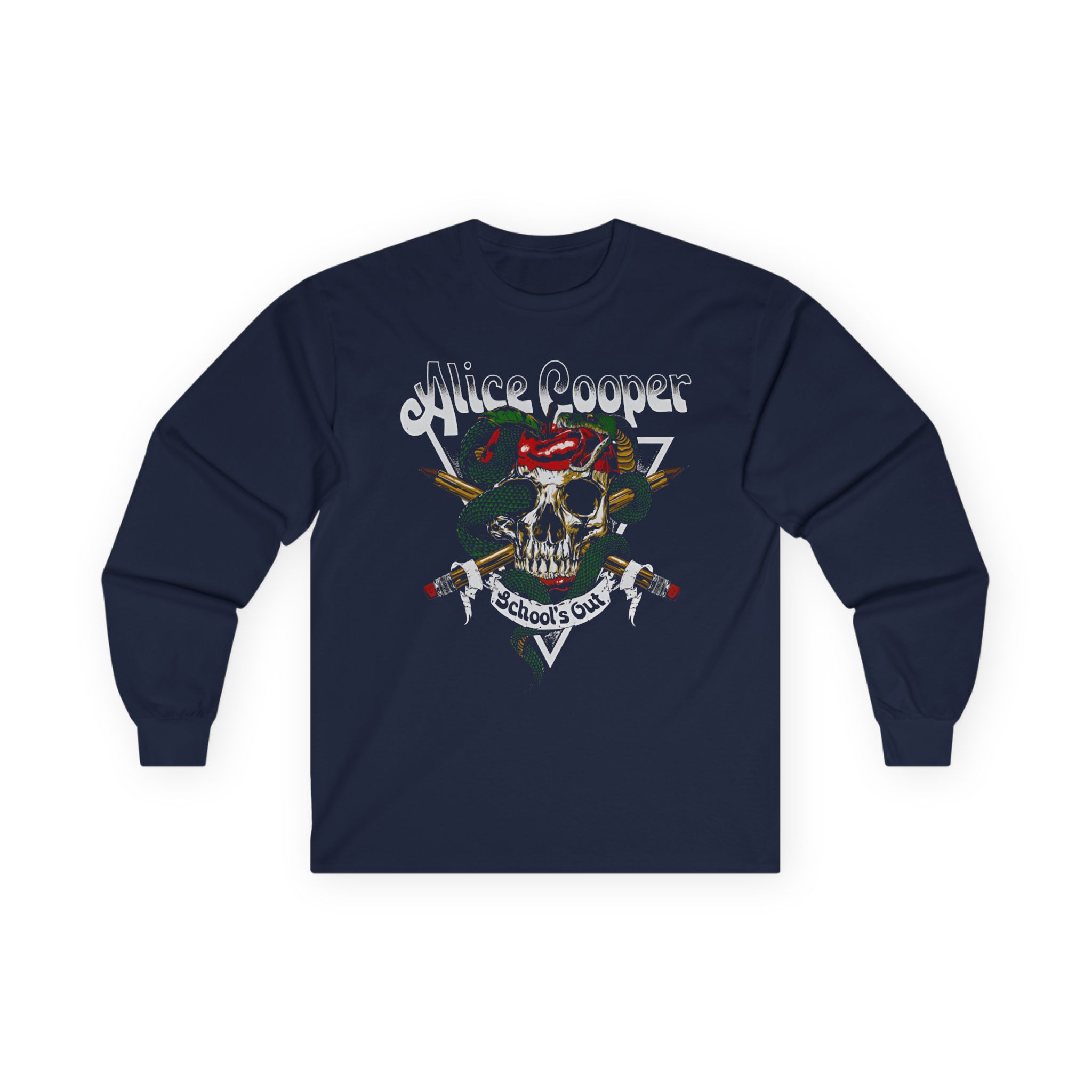 Alice Cooper School's Out Apple Tree Unisex Ultra Cotton Long Sleeve Tee