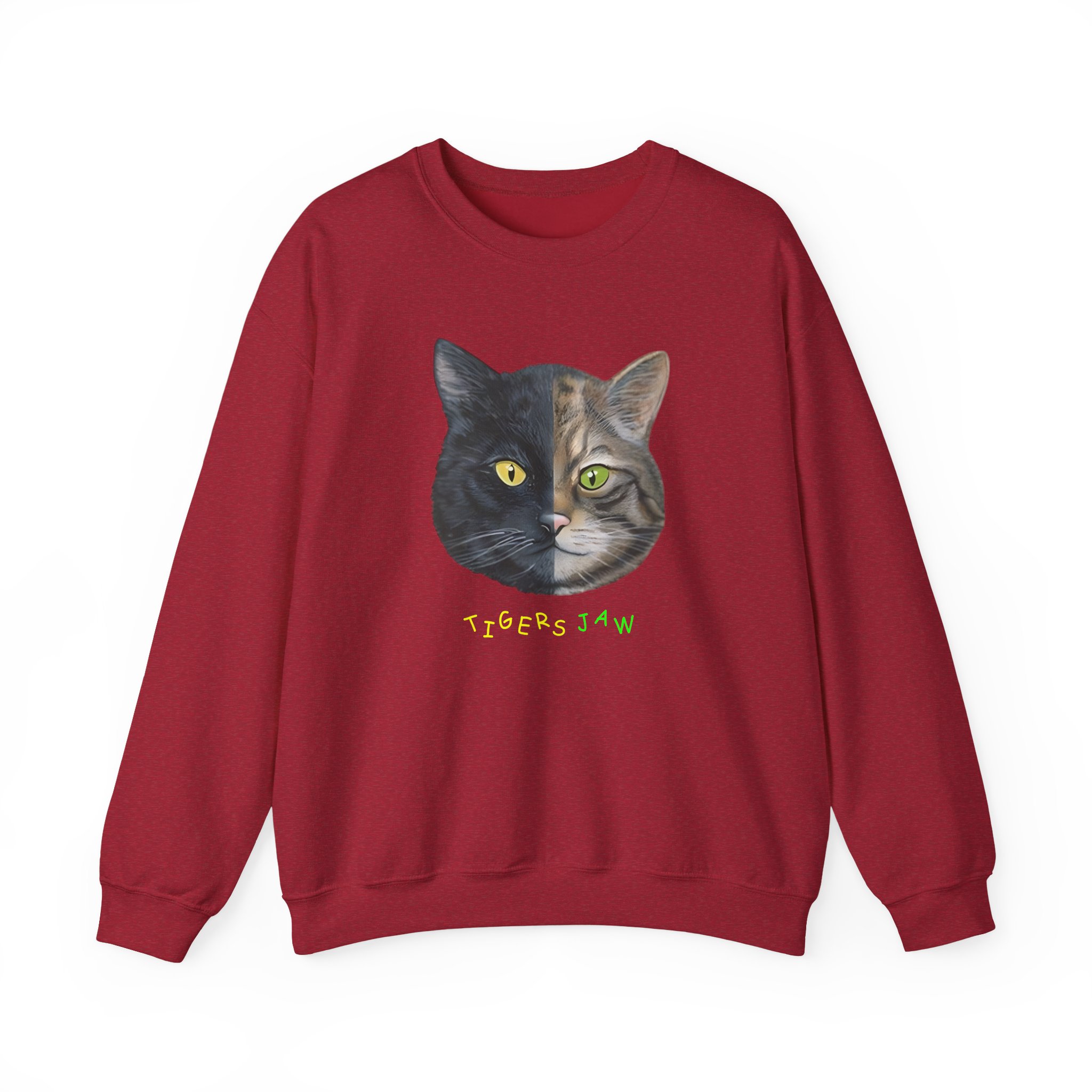 Tigers Jaw Cat Unisex Heavy Blendâ„¢ Crewneck Sweatshirt