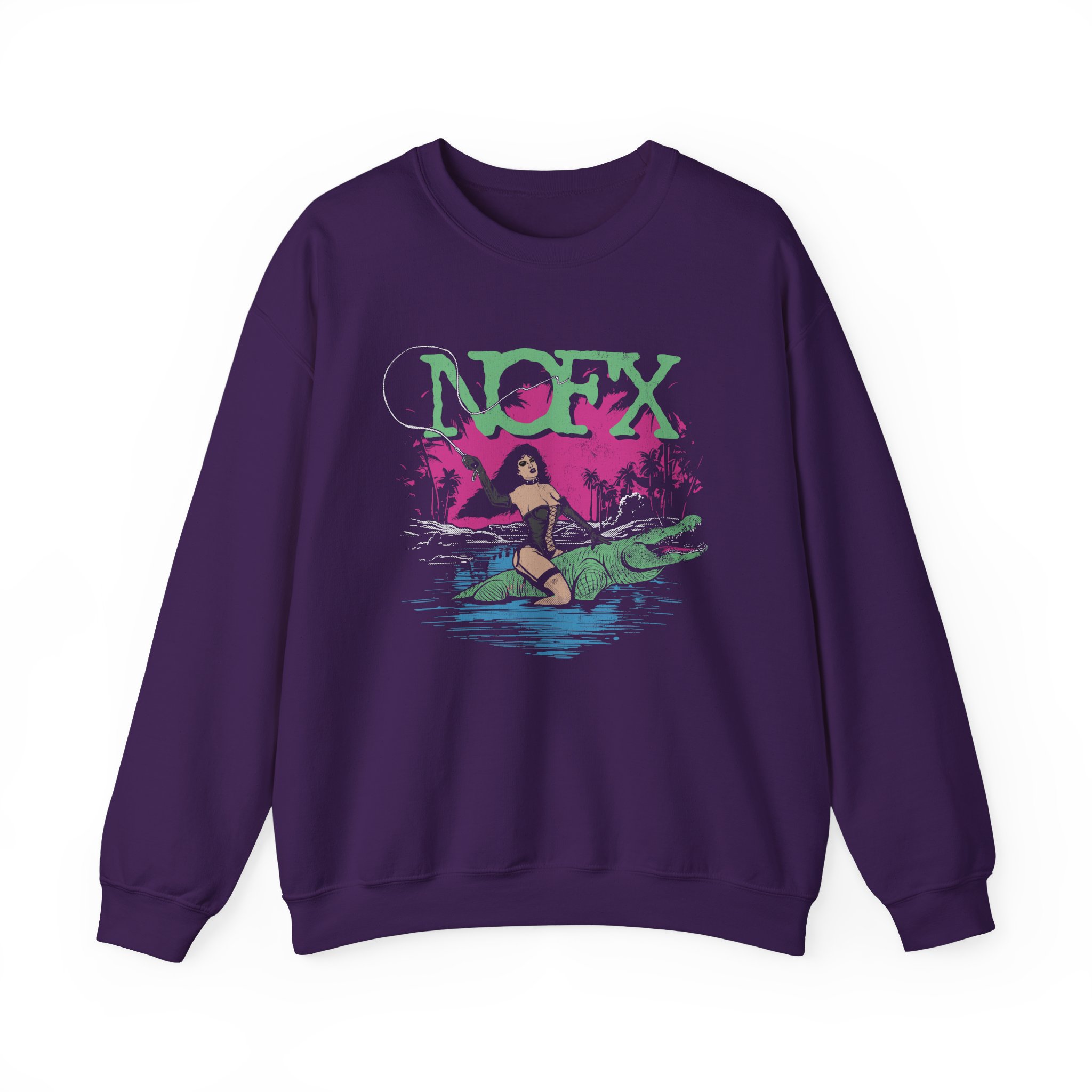 Nofx Gator Unisex Heavy Blendâ„¢ Crewneck Sweatshirt