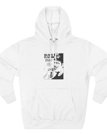 Black Flag Police Story Three-Panel Fleece Hoodie