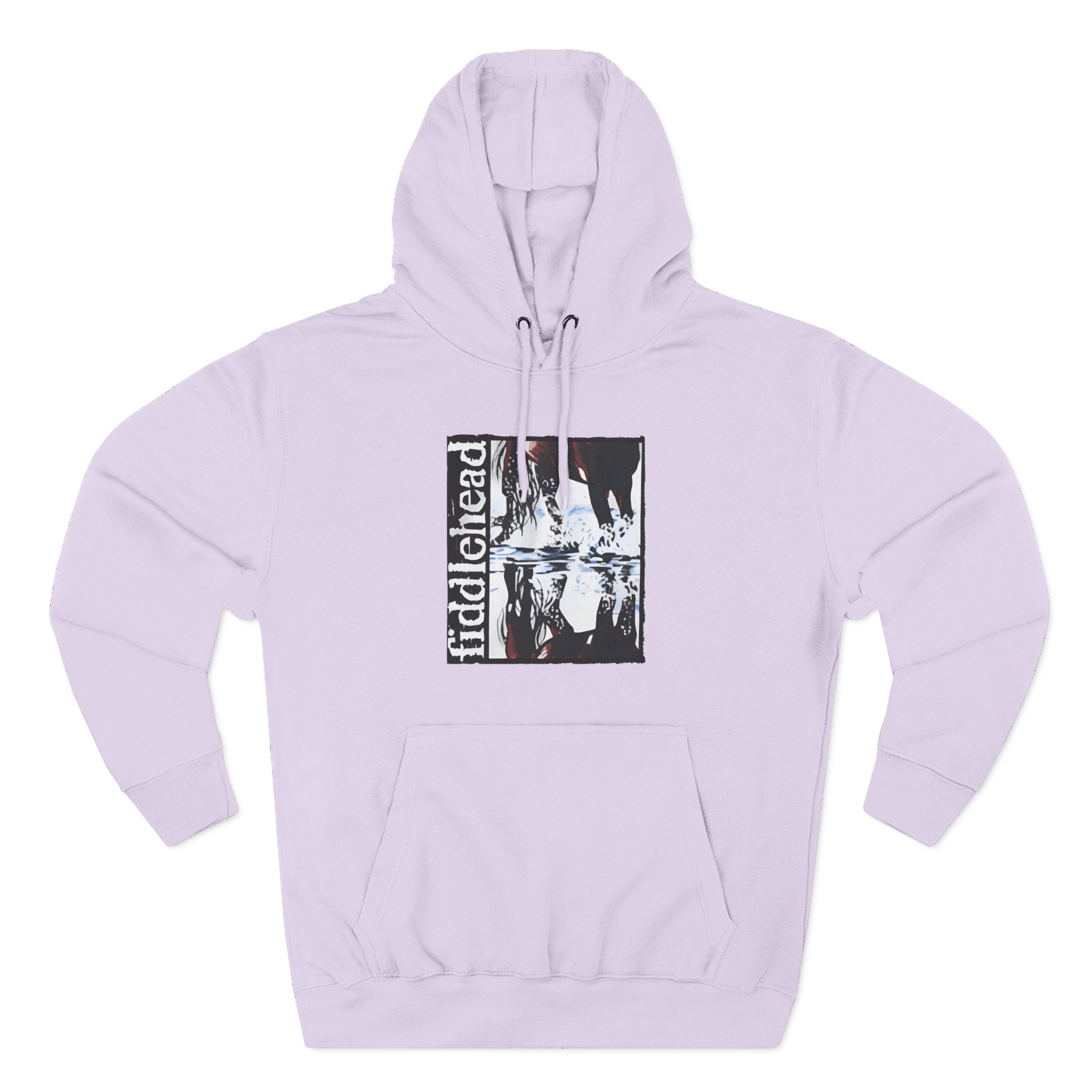 Fiddlehead Horse Three-Panel Fleece Hoodie