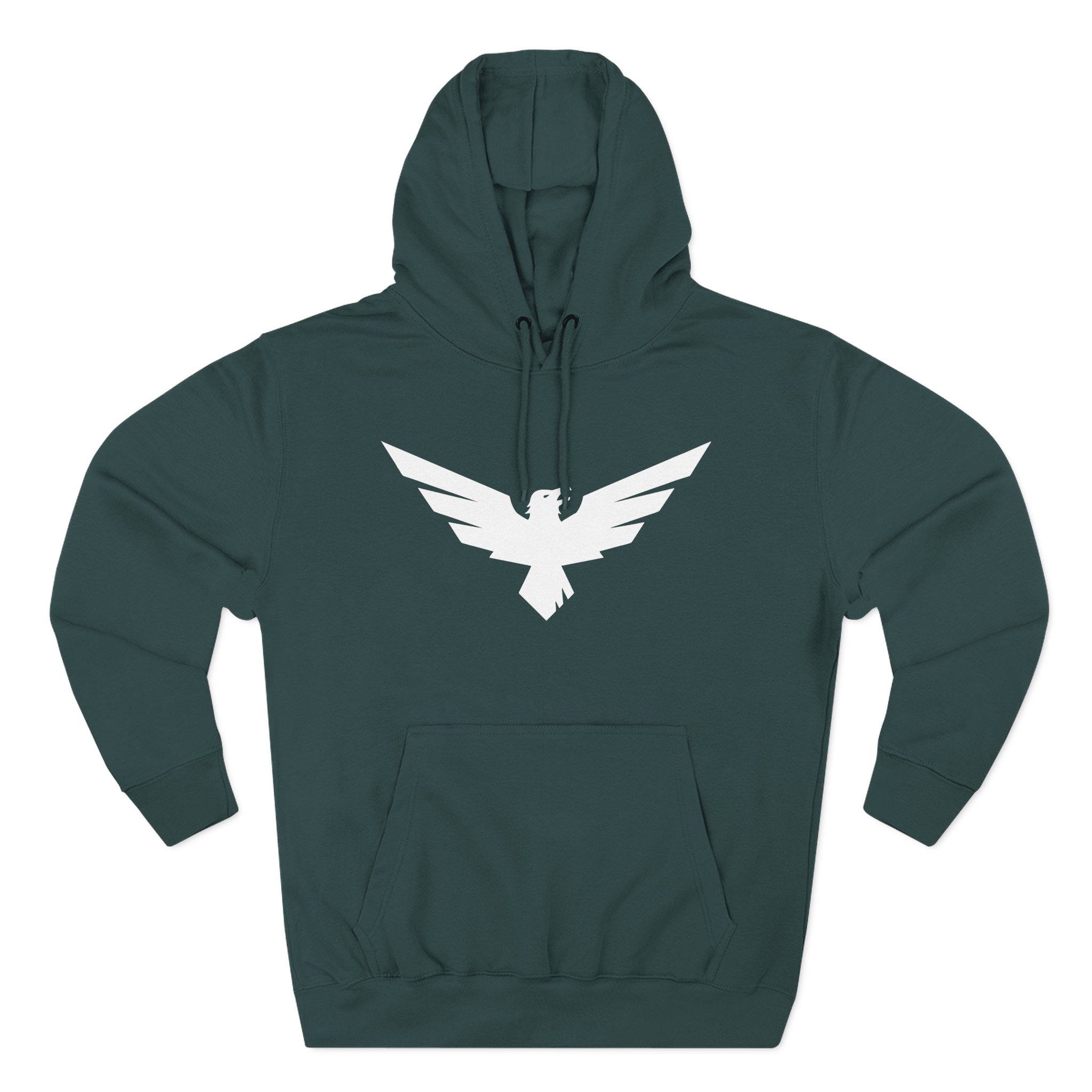 Carolina Royal Ravens Three-Panel Fleece Hoodie