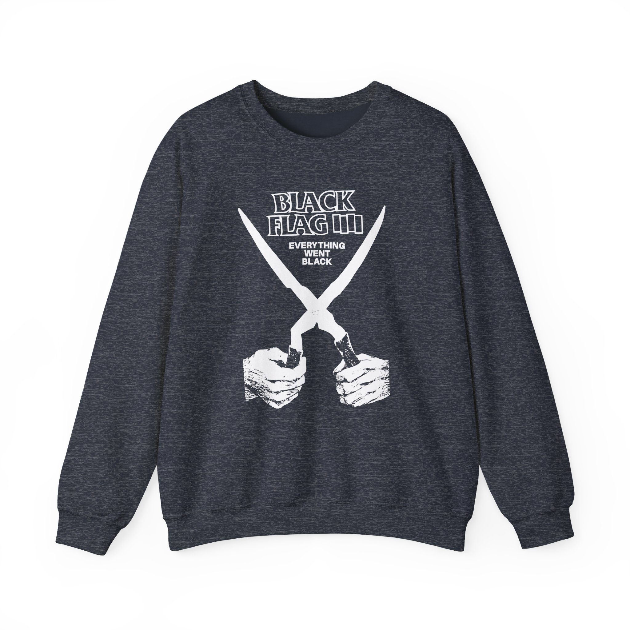 Black Flag Everything Went Unisex Heavy Blendâ„¢ Crewneck Sweatshirt