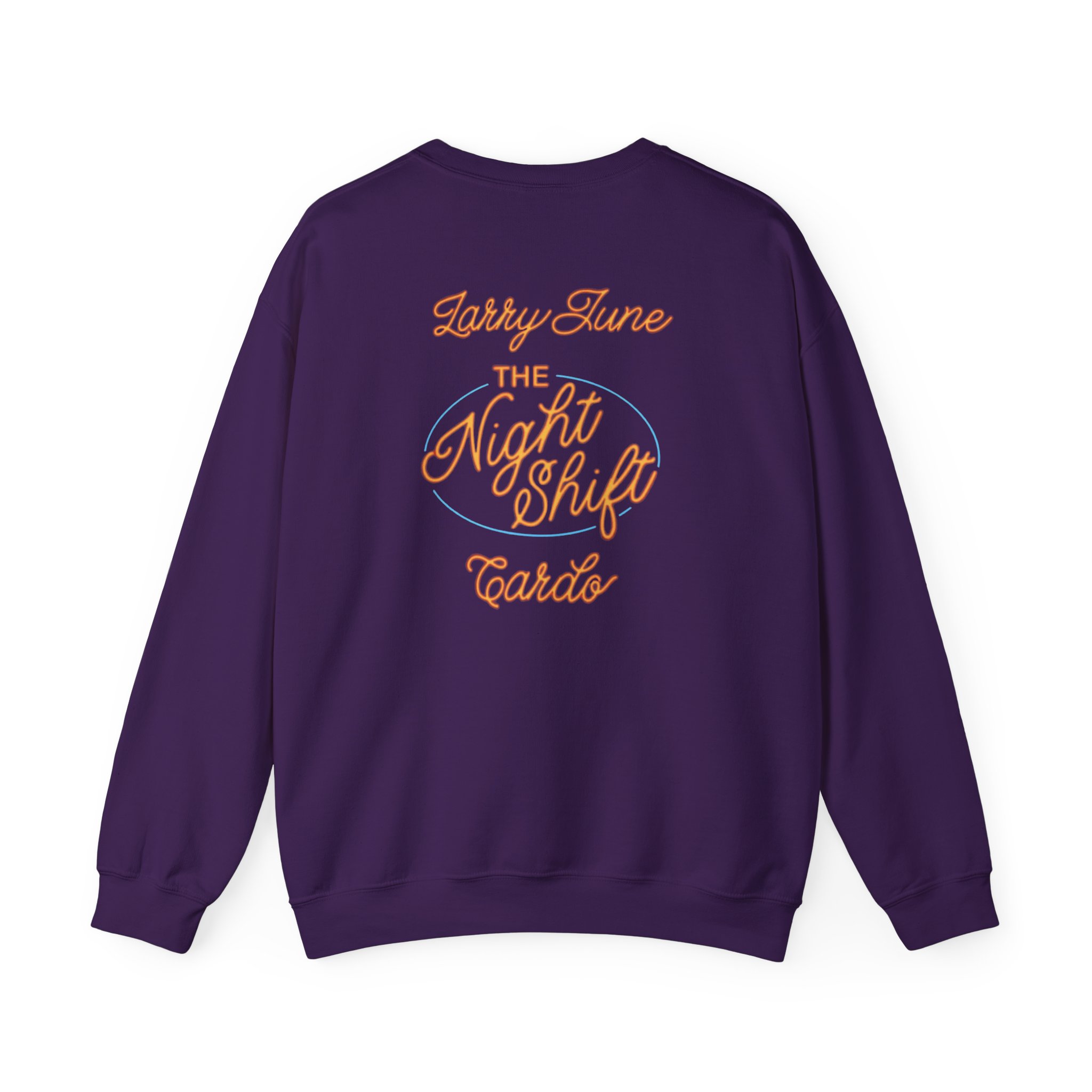 Larry June the Night Shift Neon Unisex Heavy Blendâ„¢ Crewneck Sweatshirt