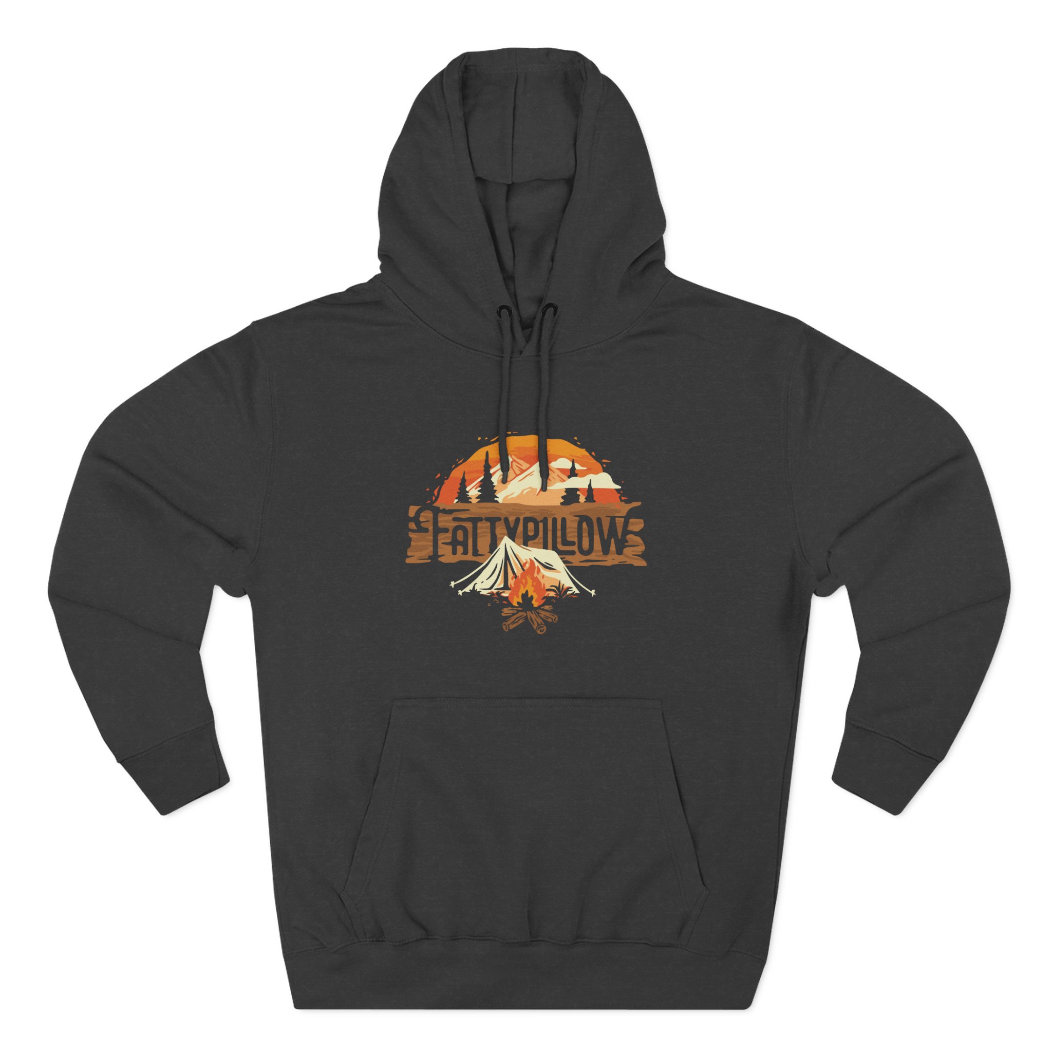 Fattypillow Three-Panel Fleece Hoodie