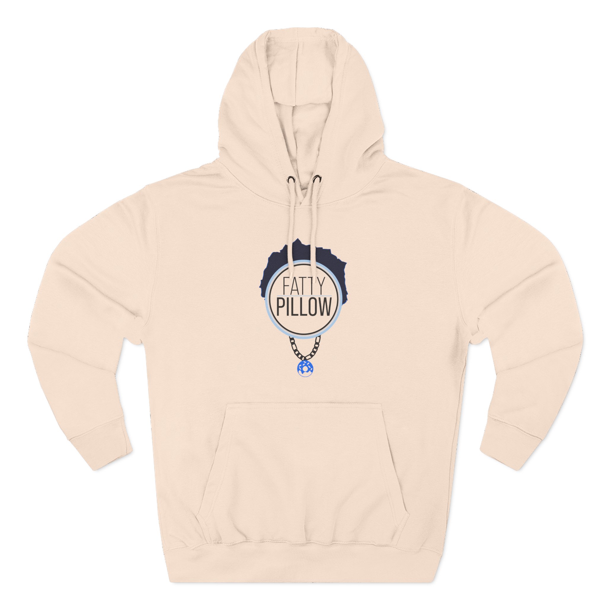 Fattypillow Three-Panel Fleece Hoodie