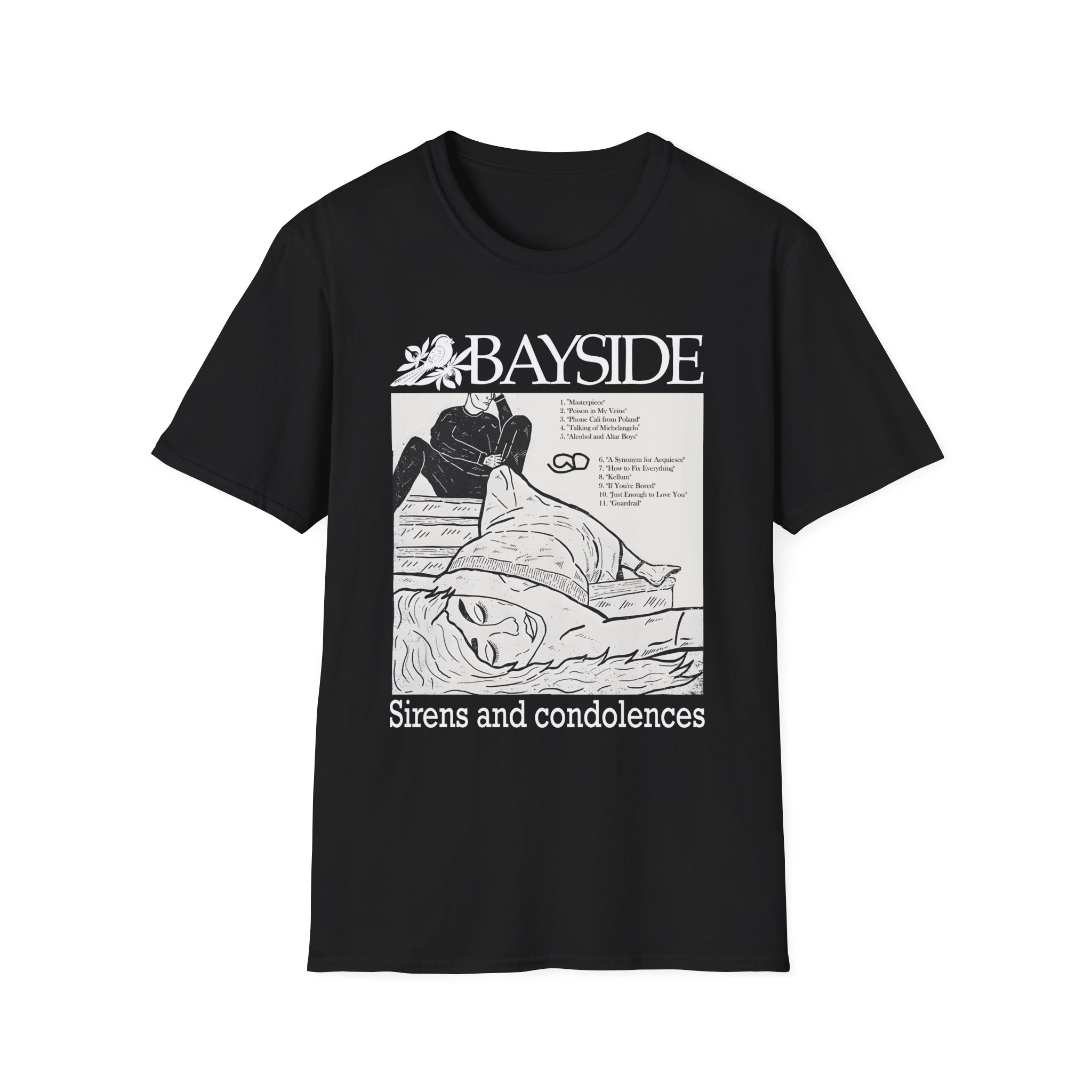 Bayside Sirens and Condolences Unisex Softstyle T-Shirt