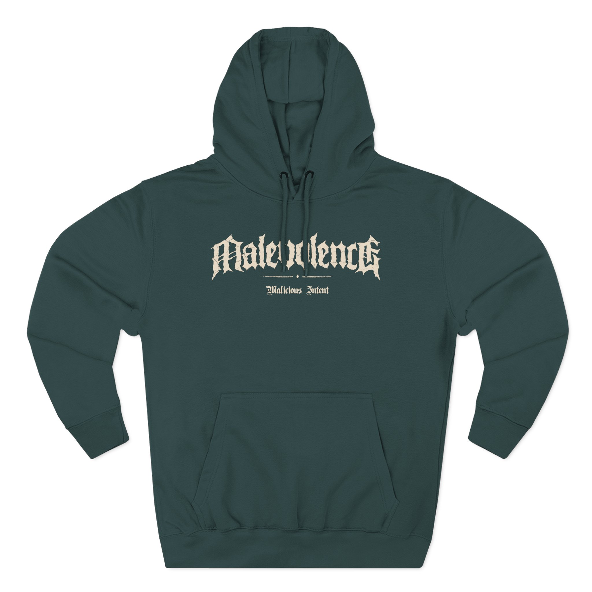 Malevolence Malicious Intent Three-Panel Fleece Hoodie