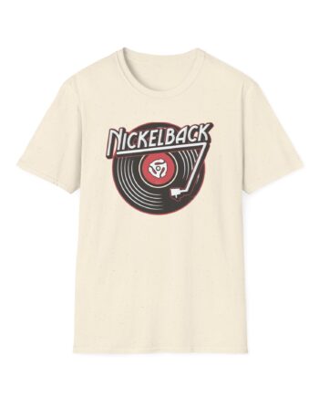 Nickelback Record Natural Ringer Unisex Softstyle T-Shirt