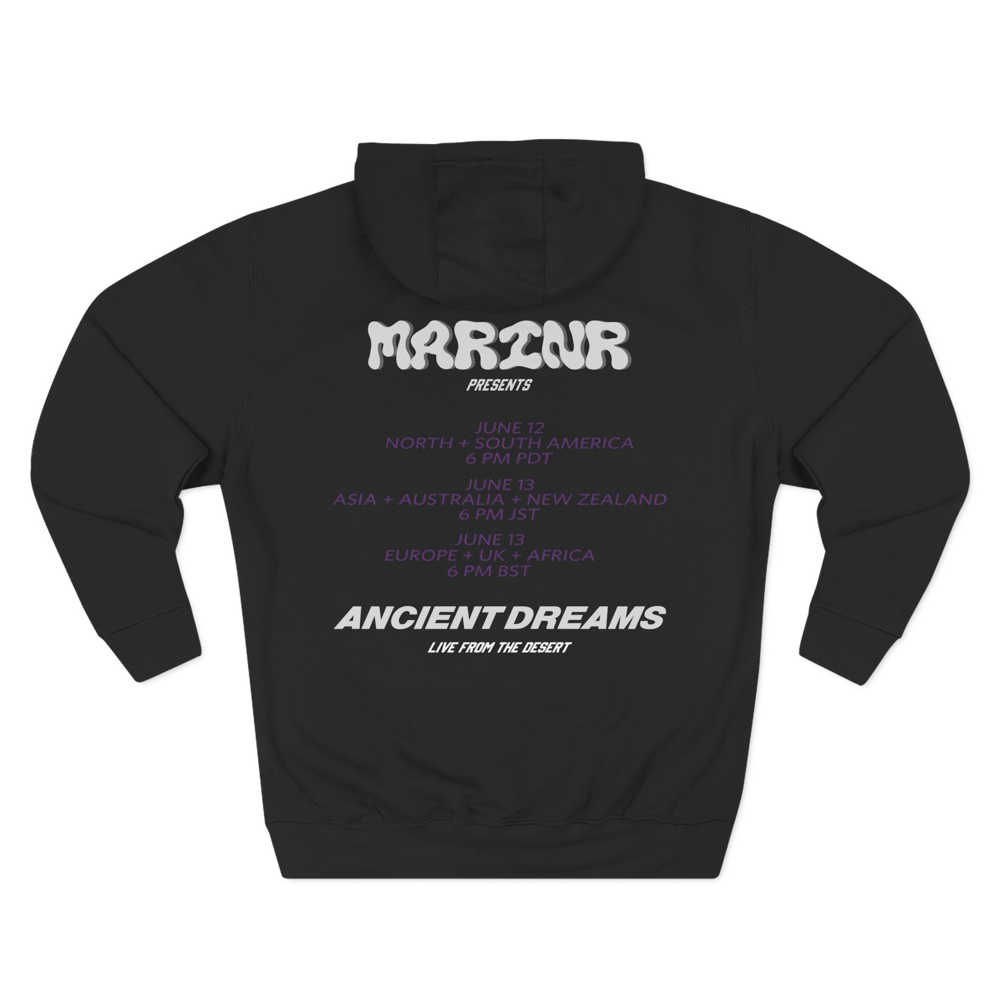 Marina Ancient Dreams Live From the Desert Three-Panel Fleece Hoodie