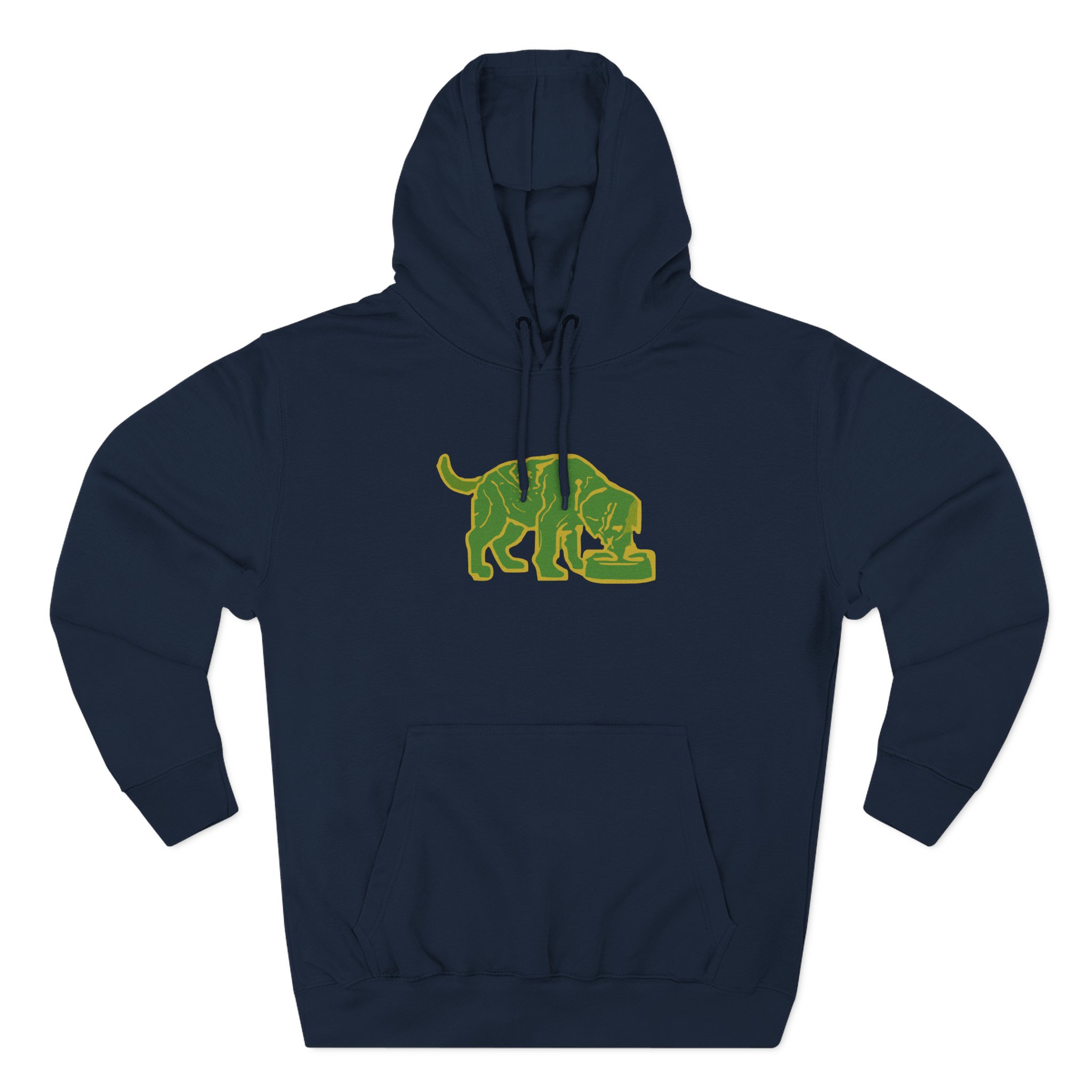 Niko B Green Pixel Dog Three-panel Fleece Hoodie