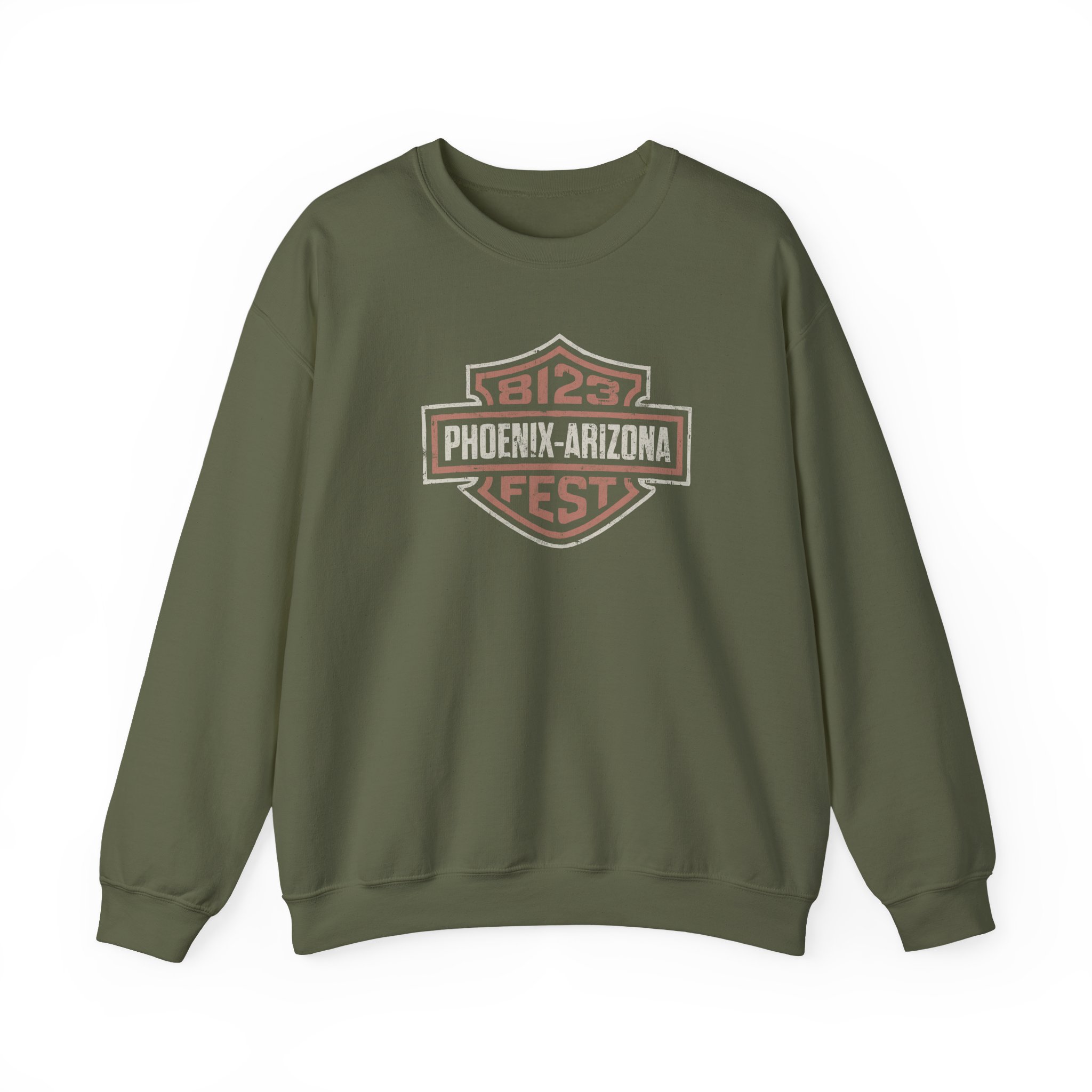 The Maine 8123 Fest Moto Unisex Heavy Blend Crewneck Sweatshirt