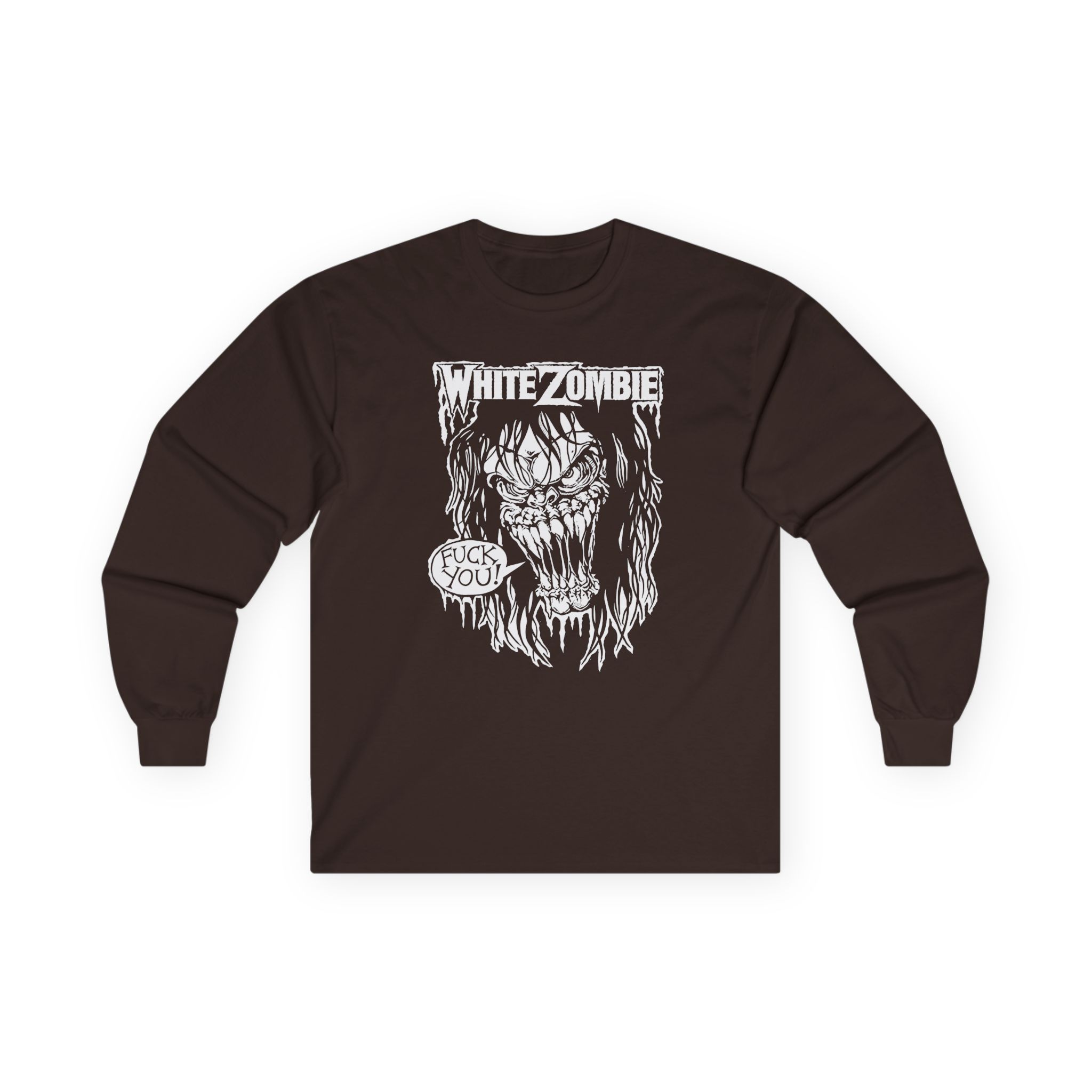 White Zombie F You Unisex Ultra Cotton Long Sleeve Tee