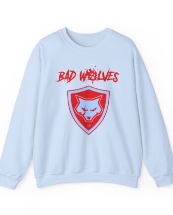 Bad Wolves Shield Blue Unisex Heavy Blend™ Crewneck Sweatshirt