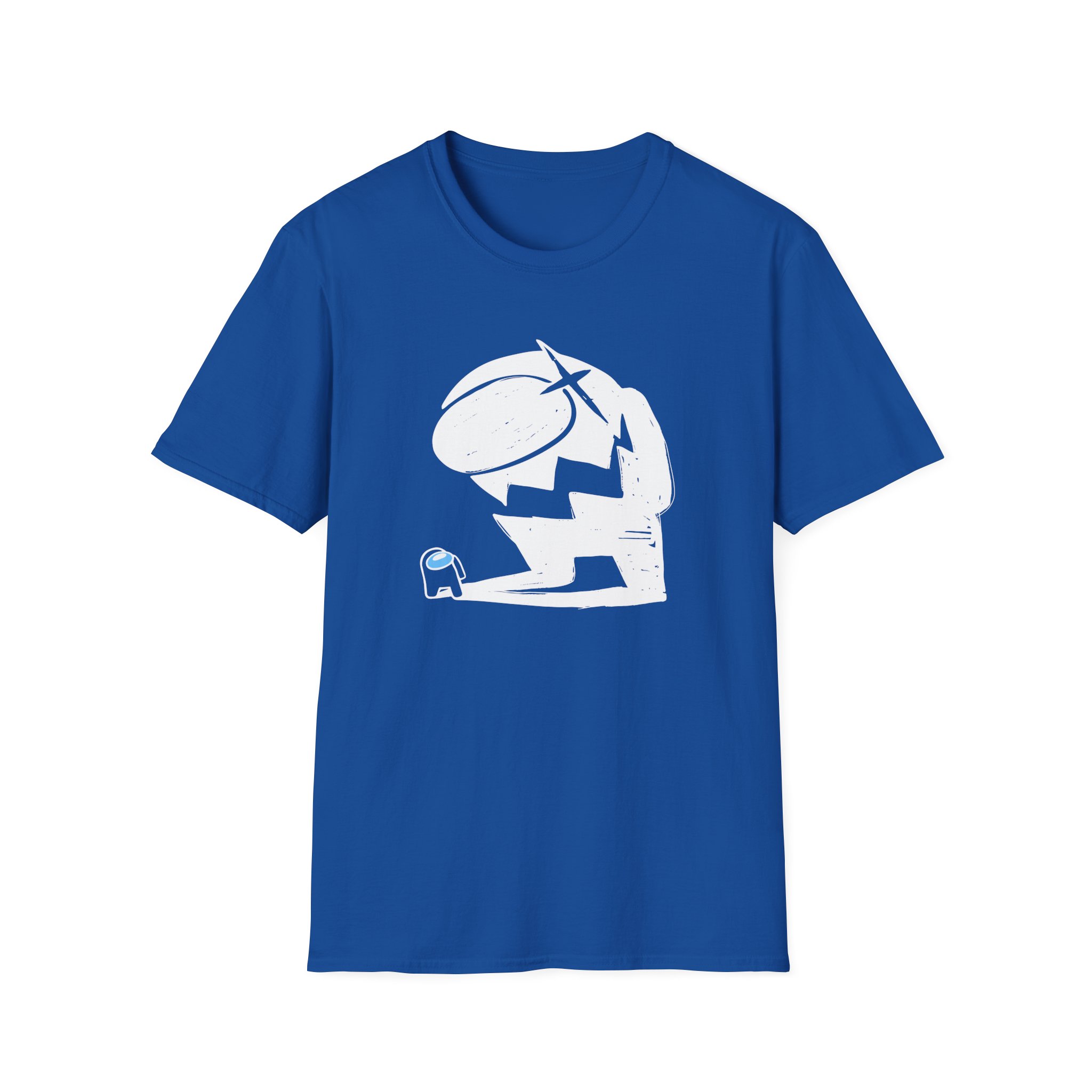 Among Us Impostor Black Shadow Unisex Softstyle T-Shirt