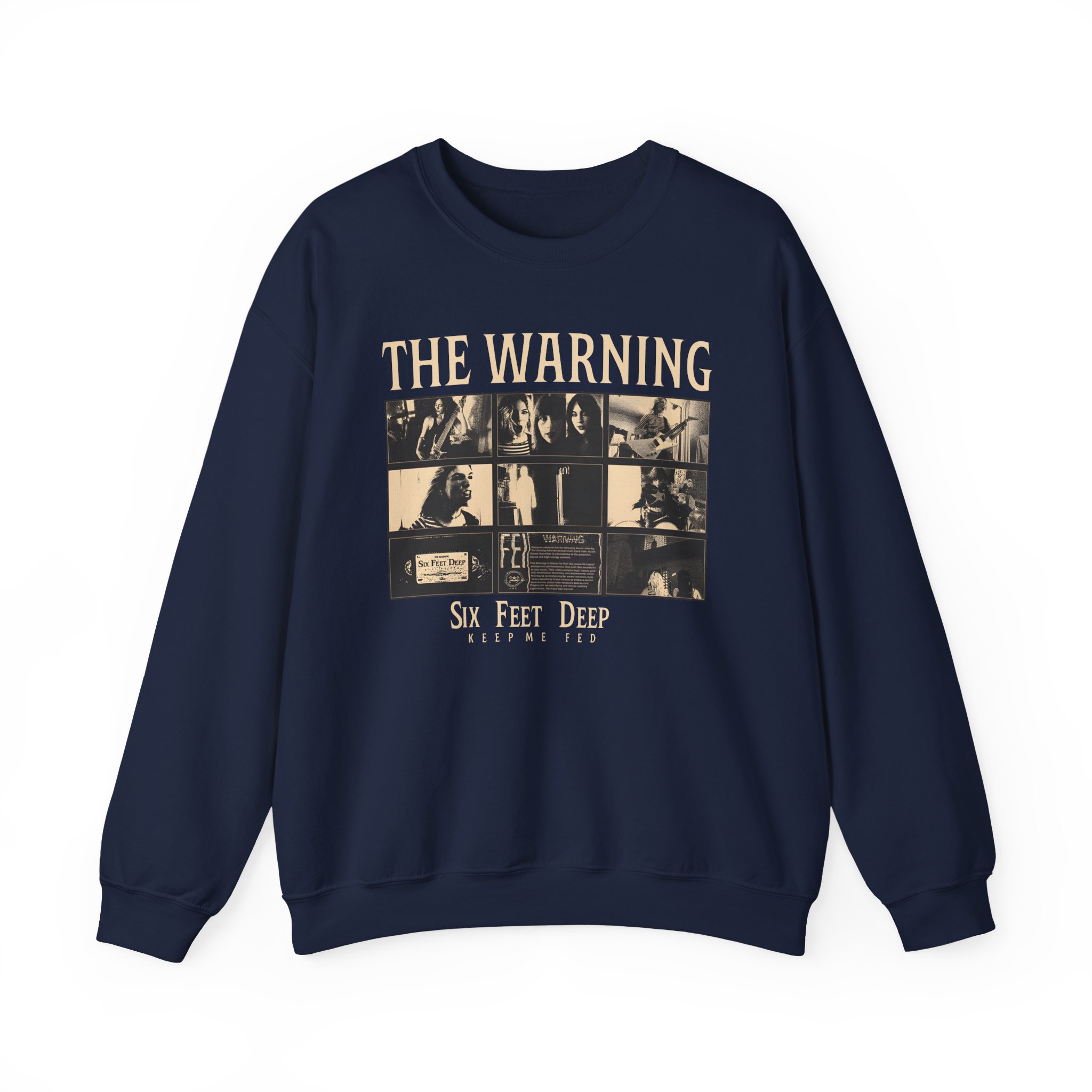 The Warning Six Feet Deep Unisex Heavy Blendâ„¢ Crewneck Sweatshirt
