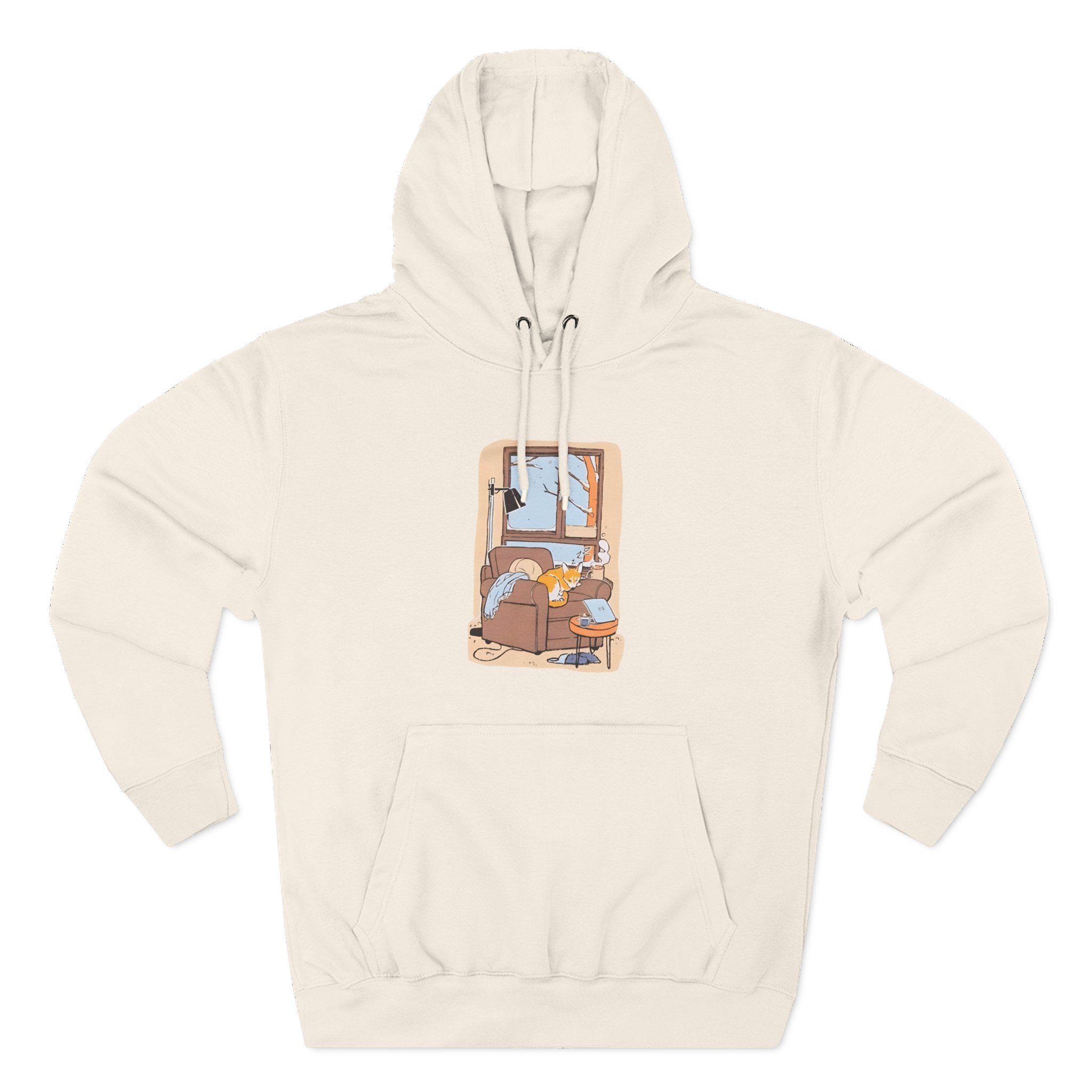 Dan and Phil Cozy Browsing Three-Panel Fleece Hoodie