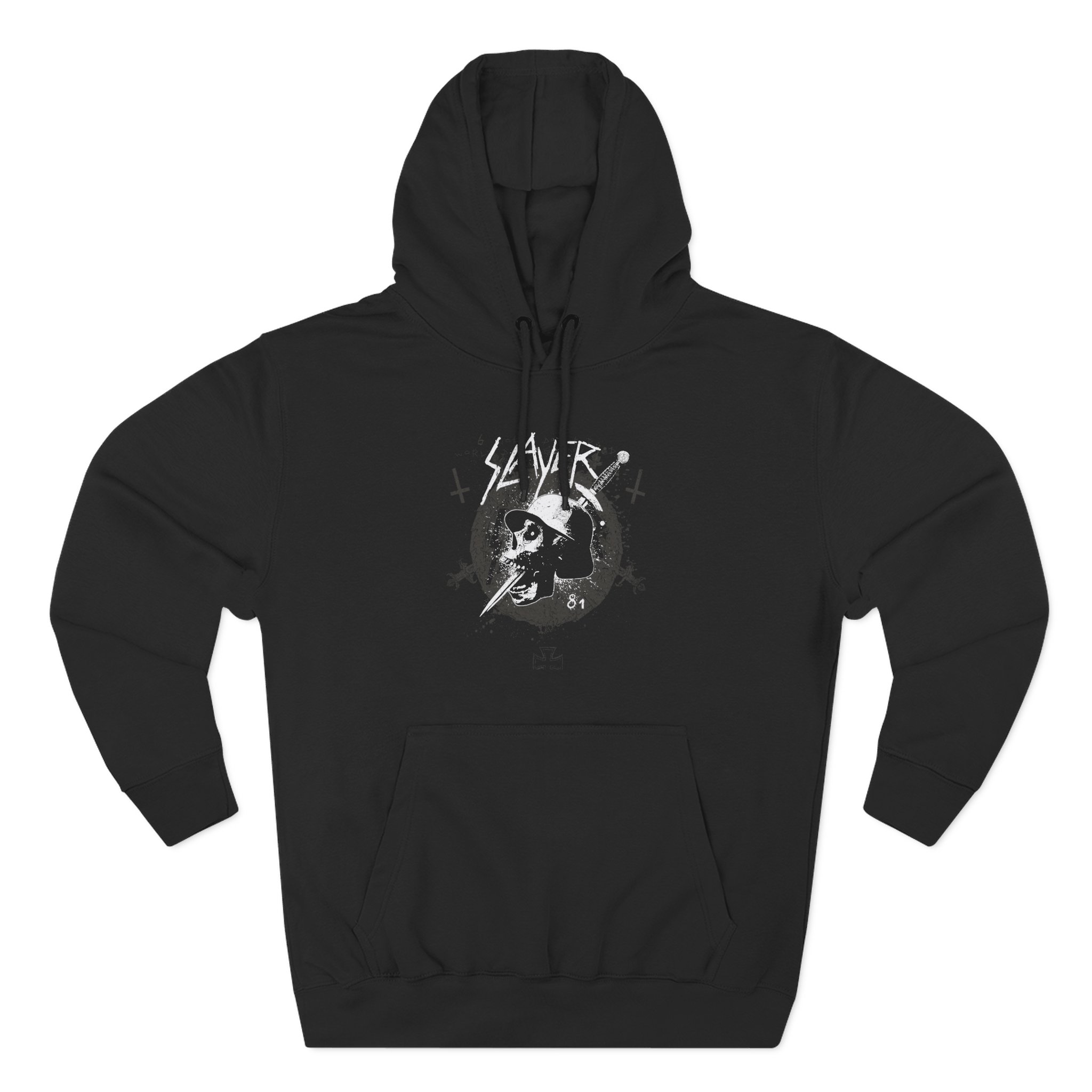 Slayer World Painted Blood Dagger Three-Panel Fleece Hoodie