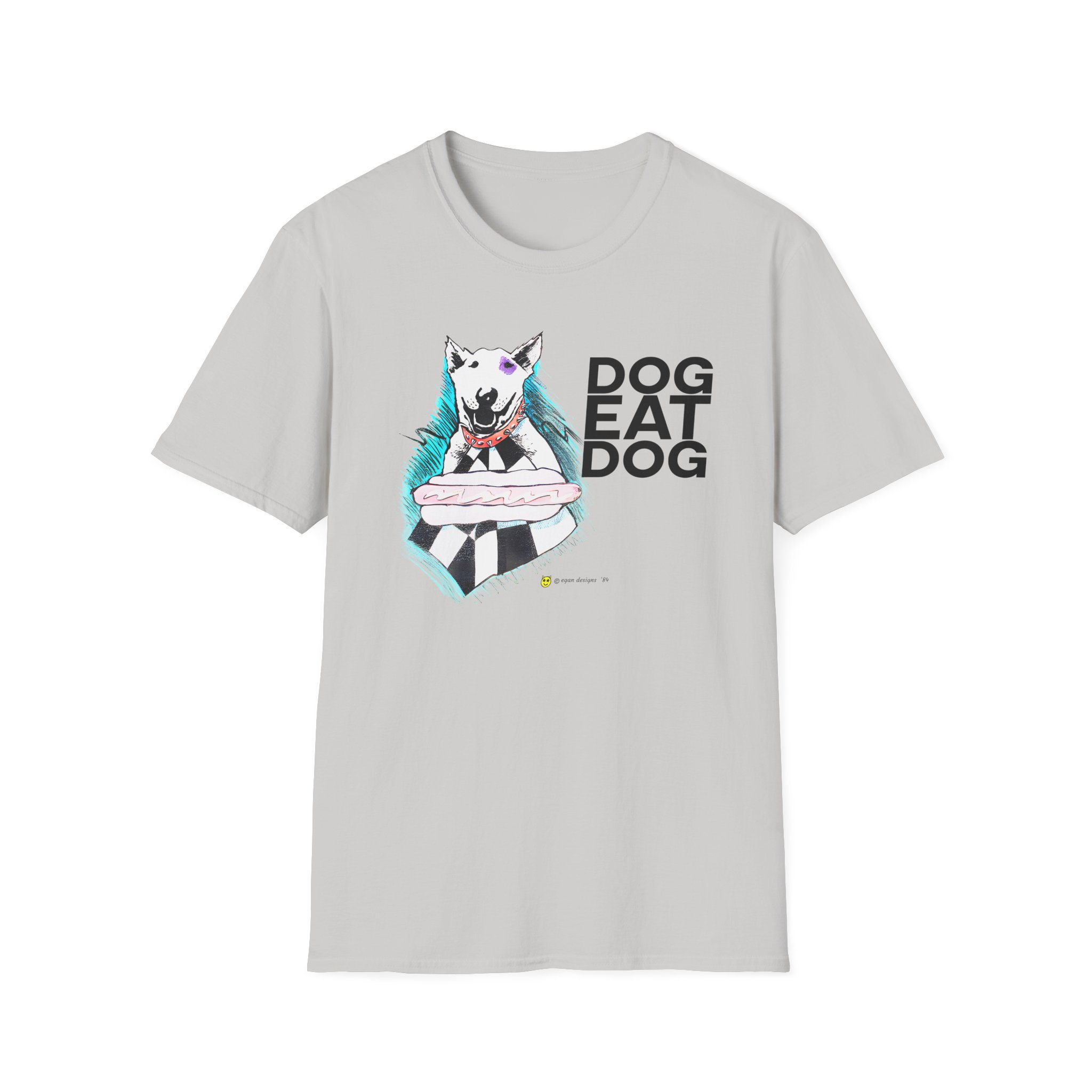 Dog Eat Dog Hotdog Unisex Softstyle T-Shirt