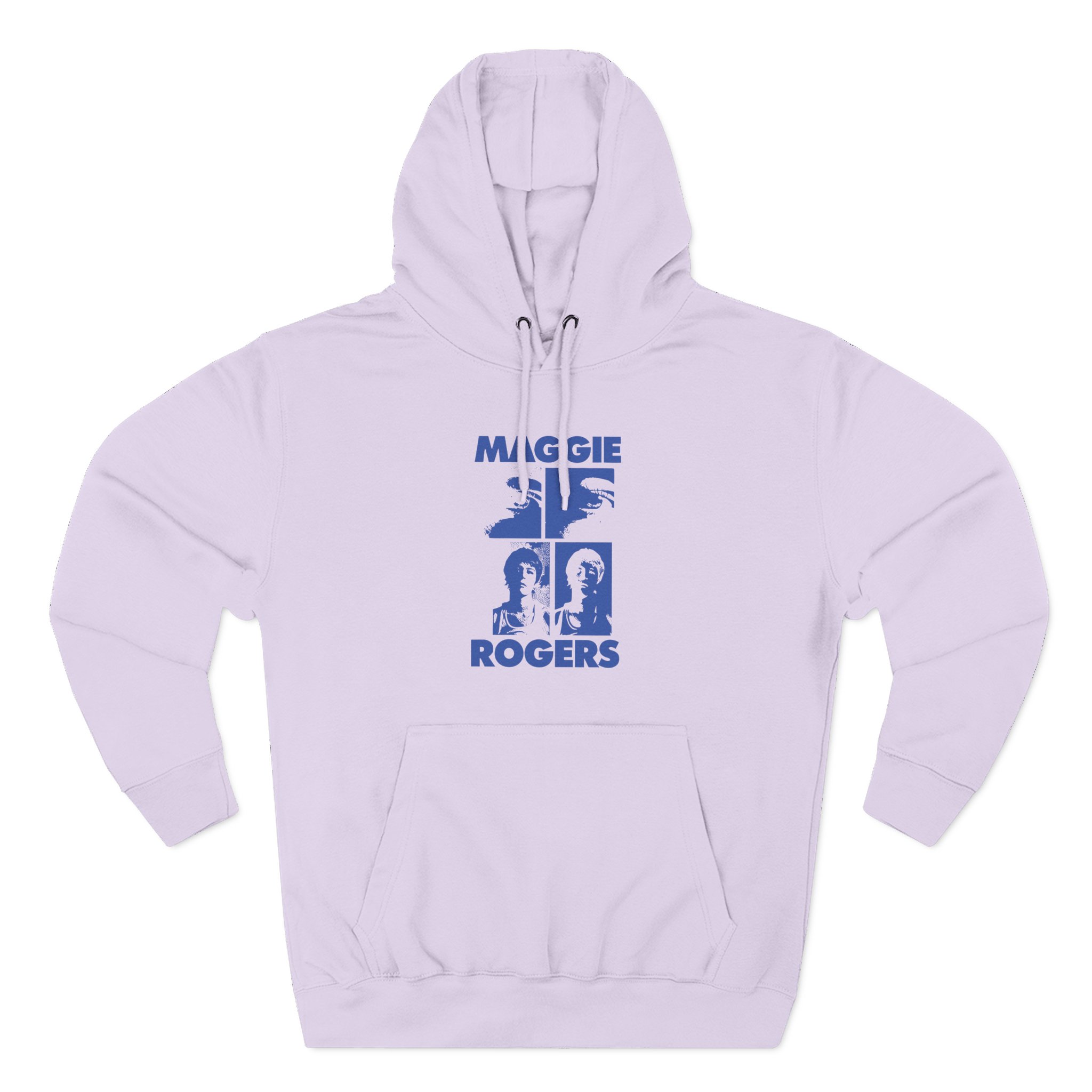Maggie Rogers Mustard Grid Three-Panel Fleece Hoodie