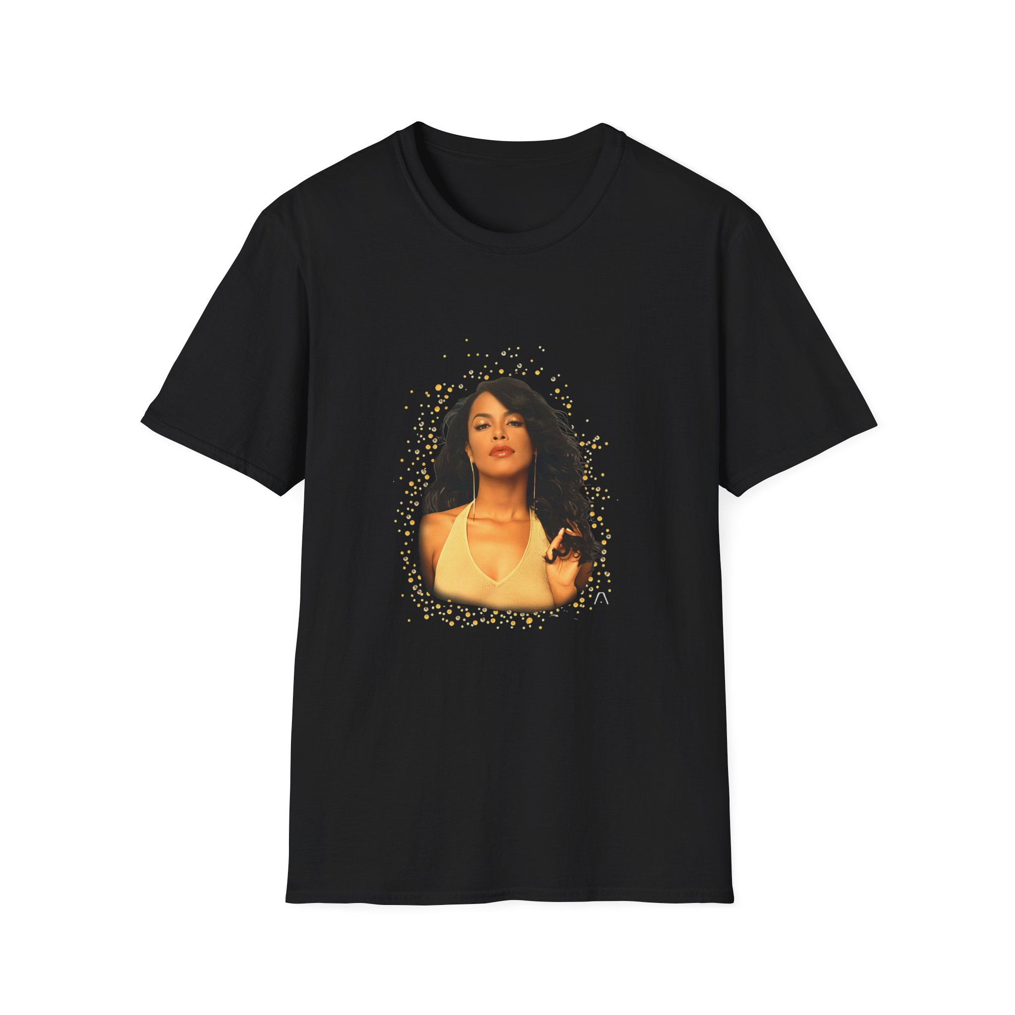 Aaliyah Self Titled Portrait Unisex Softstyle T-shirt