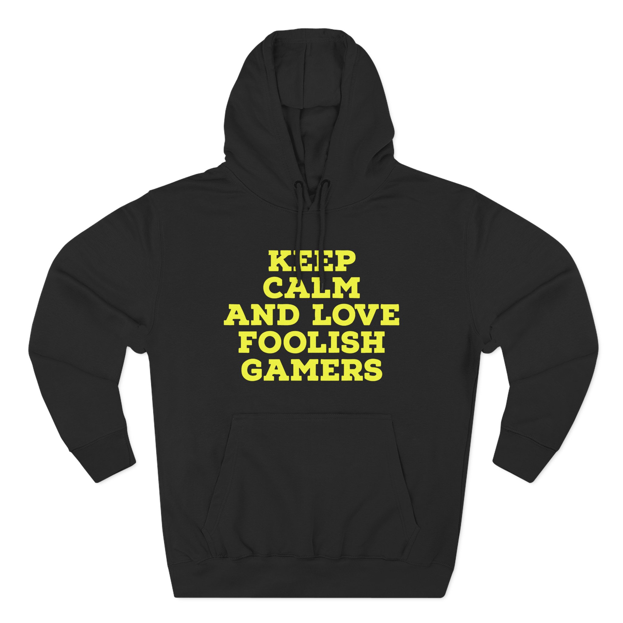 Foolish Gamers Three-Panel Fleece Hoodie