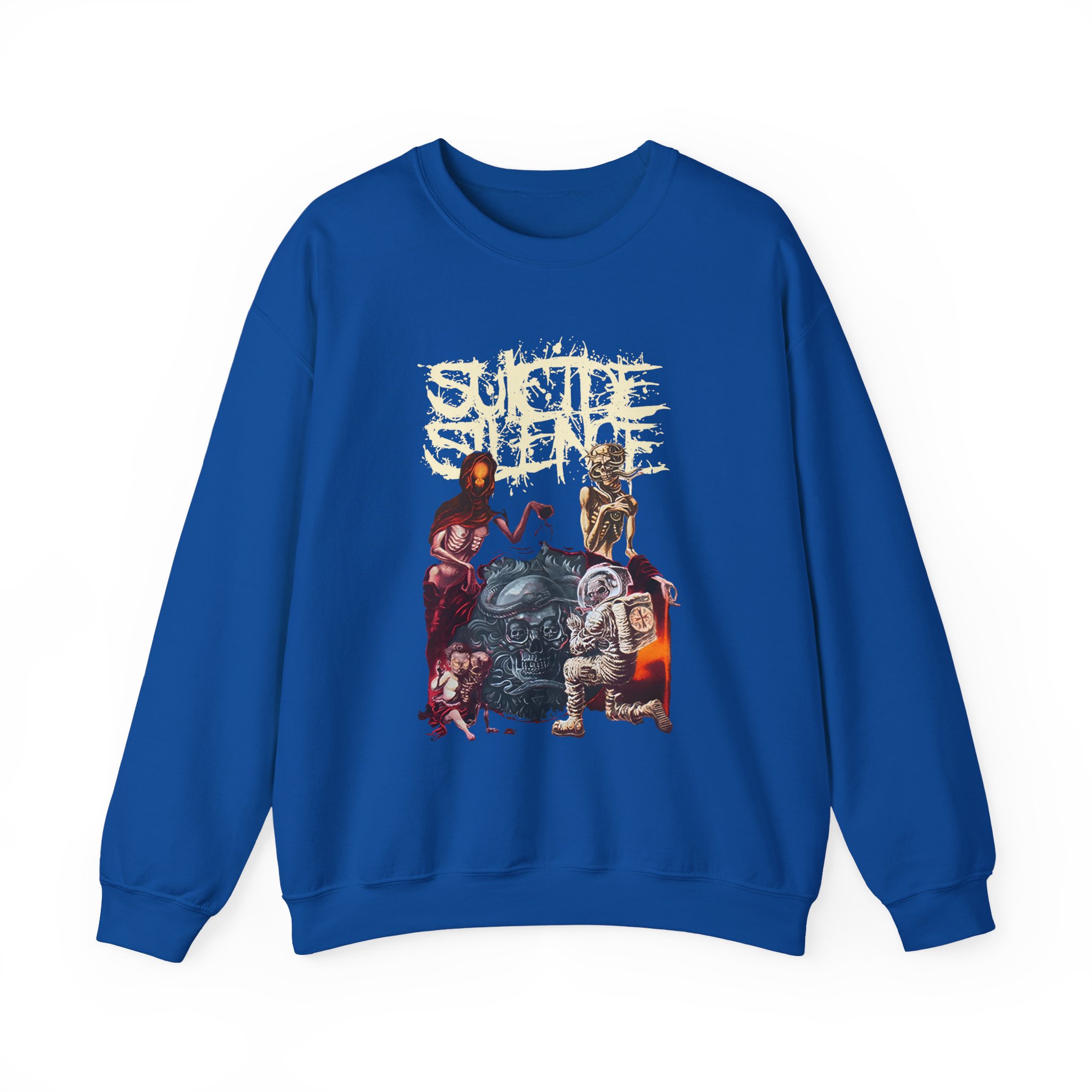 Suicide Silence Rymd Cover Tour 2023 Unisex Heavy Blendâ„¢ Crewneck Sweatshirt