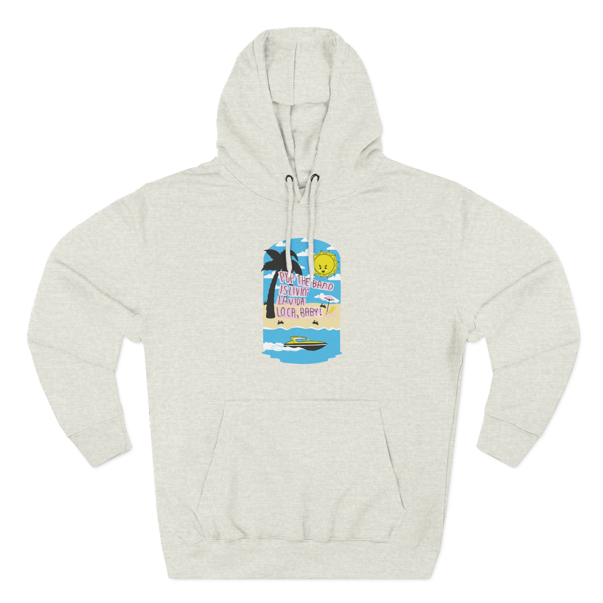 Pup La Vida Loca Three-Panel Fleece Hoodie