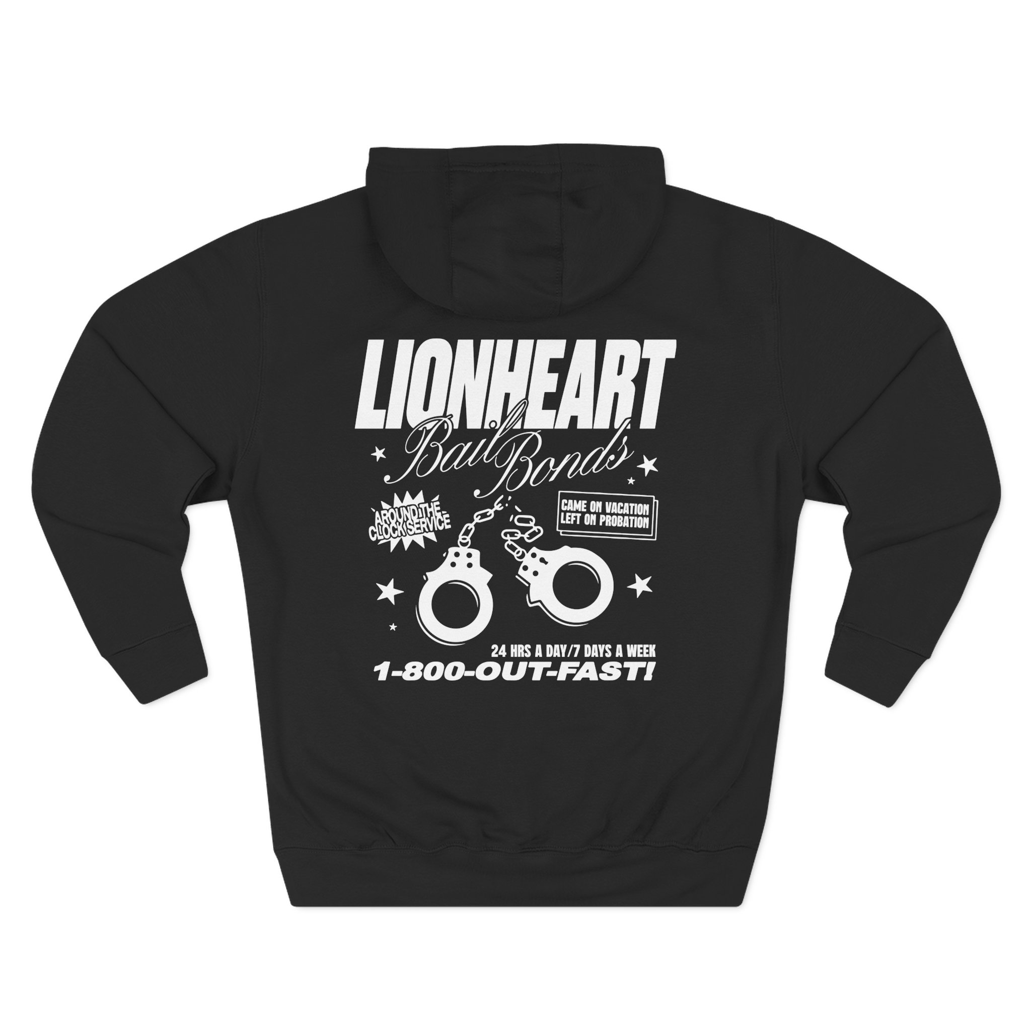 Lionheart "Bail Bonds" Three-Panel Fleece Hoodie