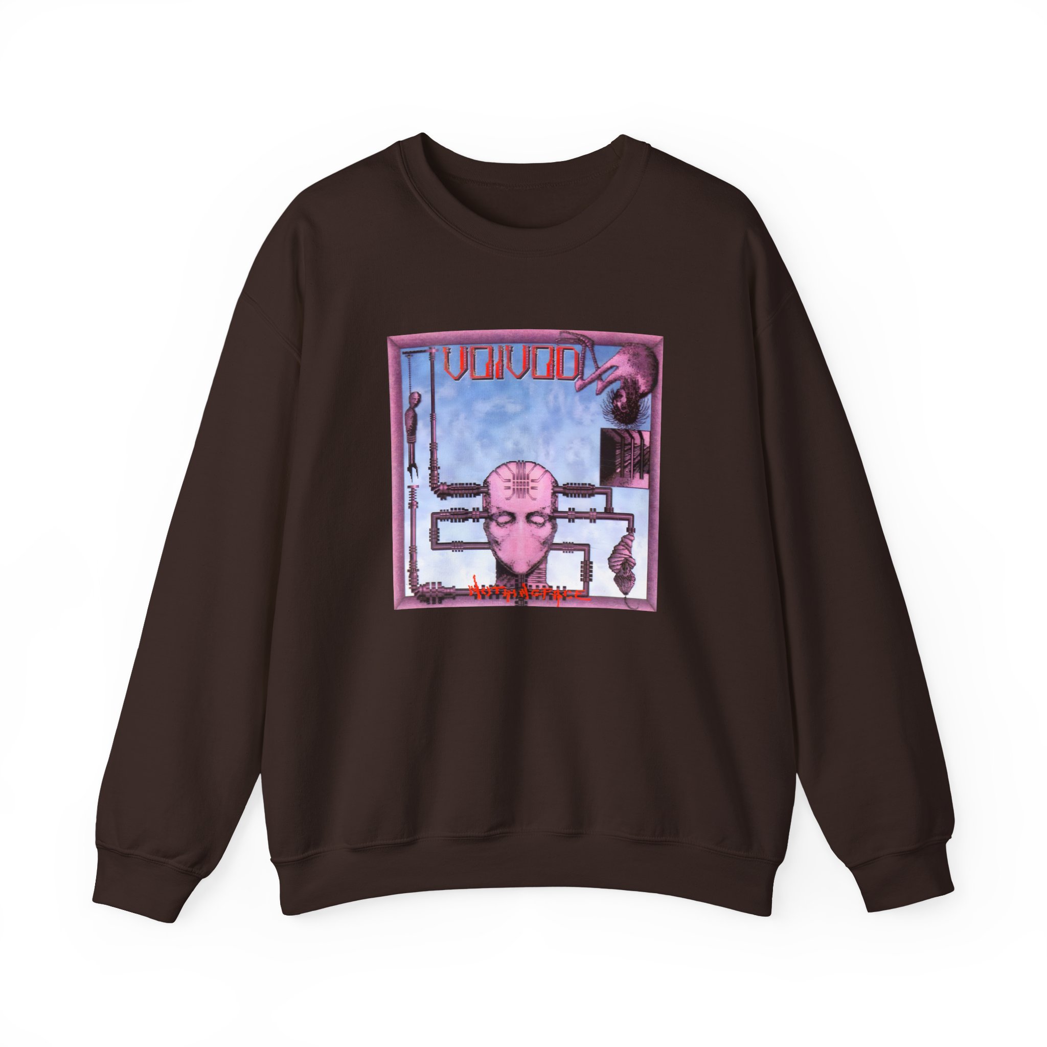 Voivod Nothingface V3 Unisex Heavy Blendâ„¢ Crewneck Sweatshirt