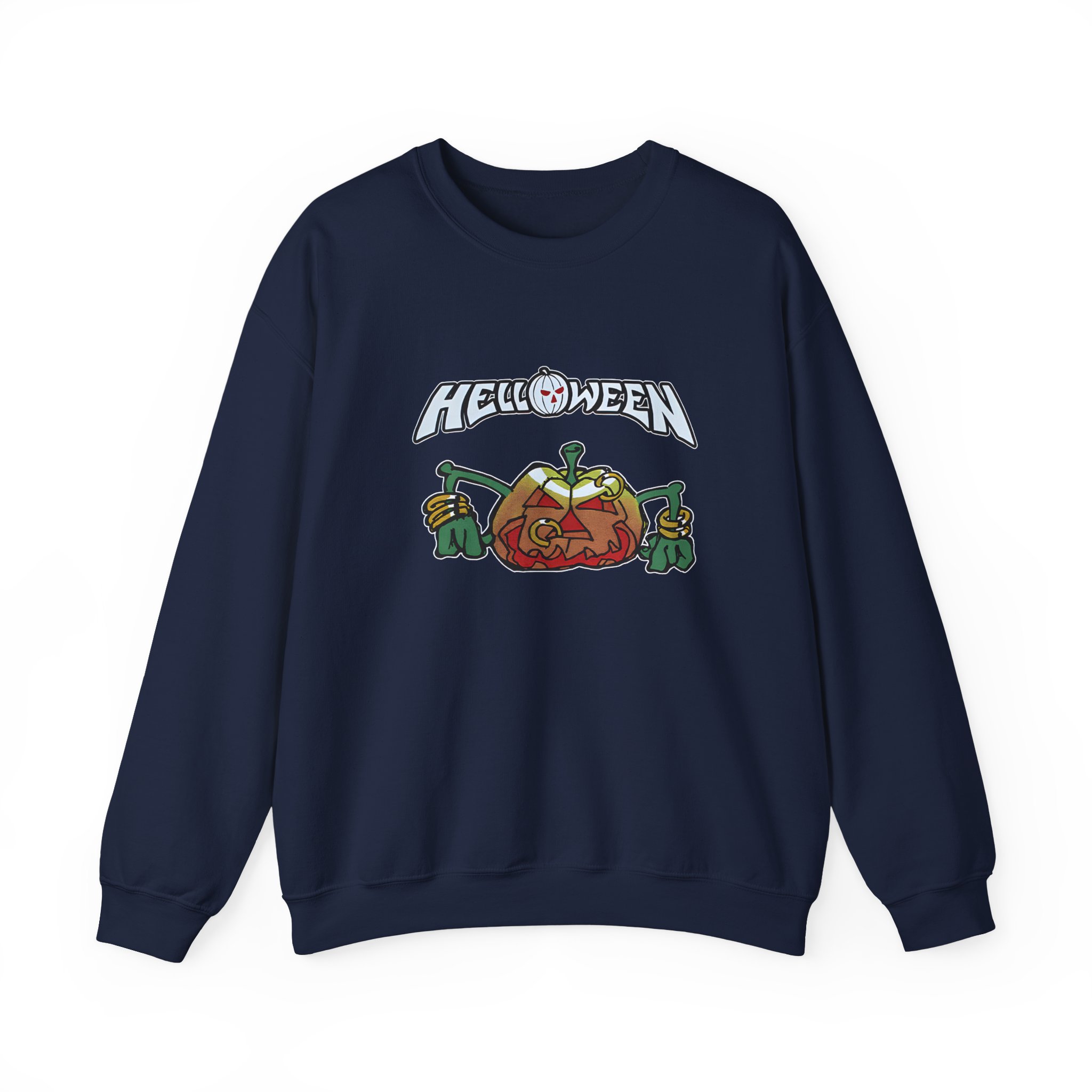 Helloween Rings Pumpkin Unisex Heavy Blendâ„¢ Crewneck Sweatshirt