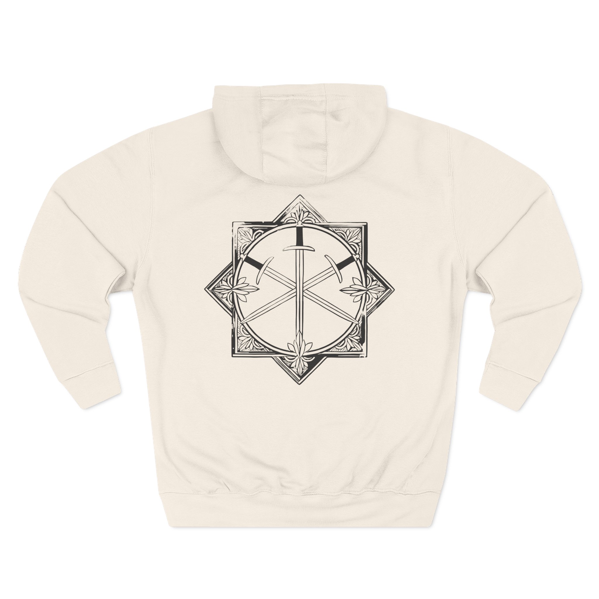 Lost Paradise Swords Three-Panel Fleece Hoodie