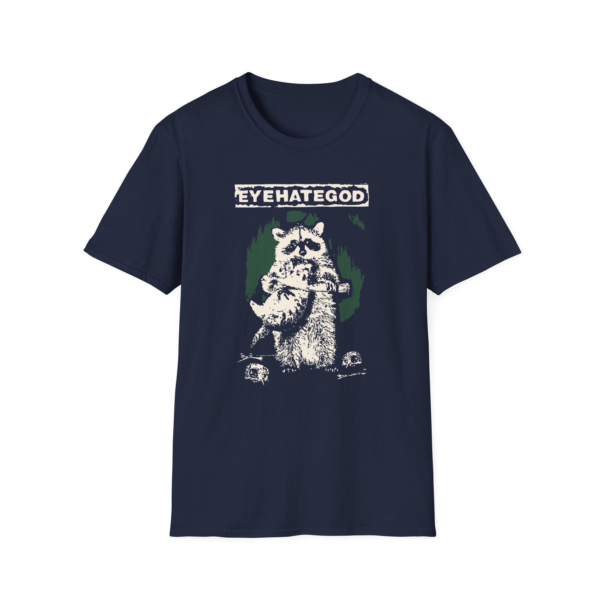 Eyehategod Southern Nihilism Racoon Unisex Softstyle T-Shirt