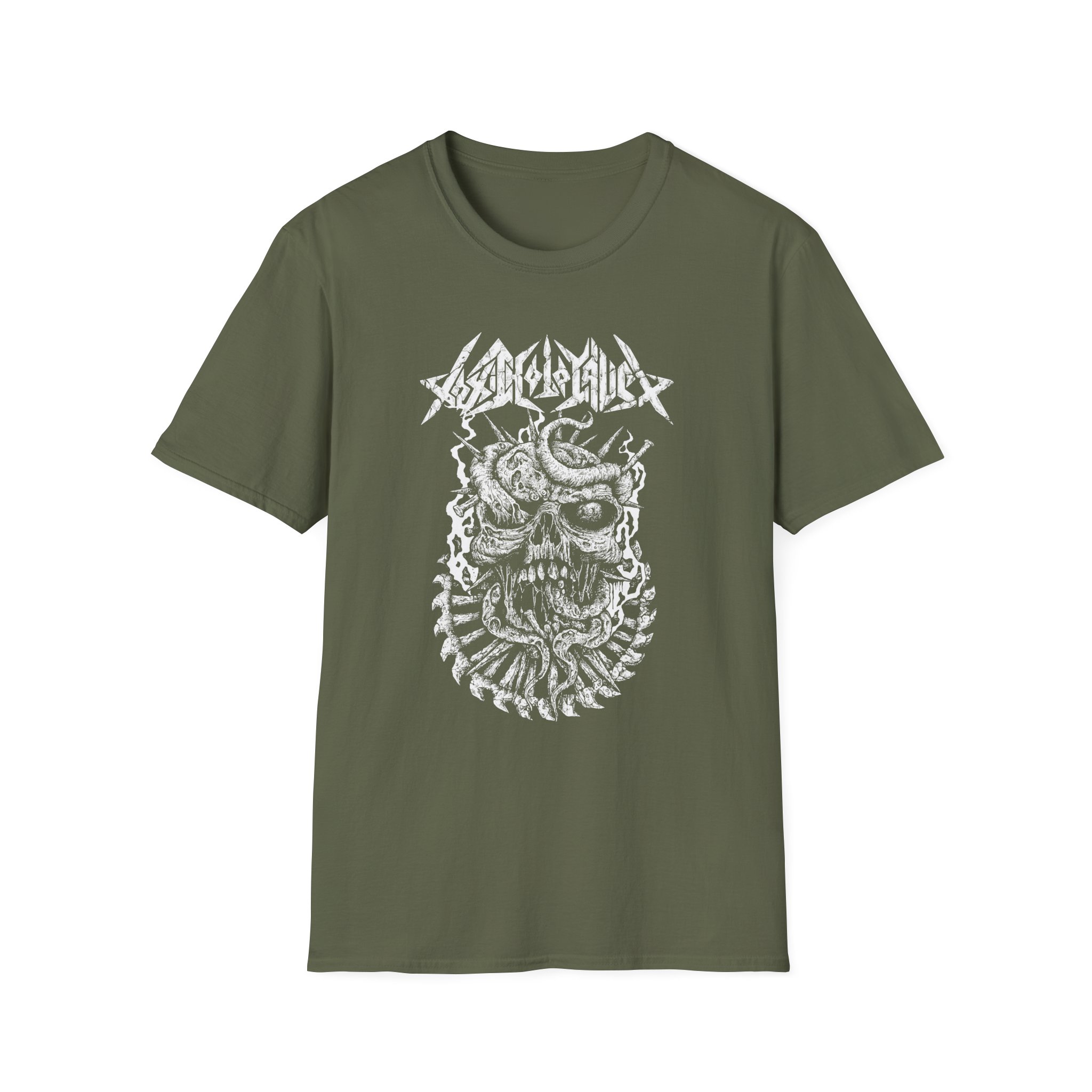 Toxic Holocaust Skull Unisex Softstyle T-Shirt