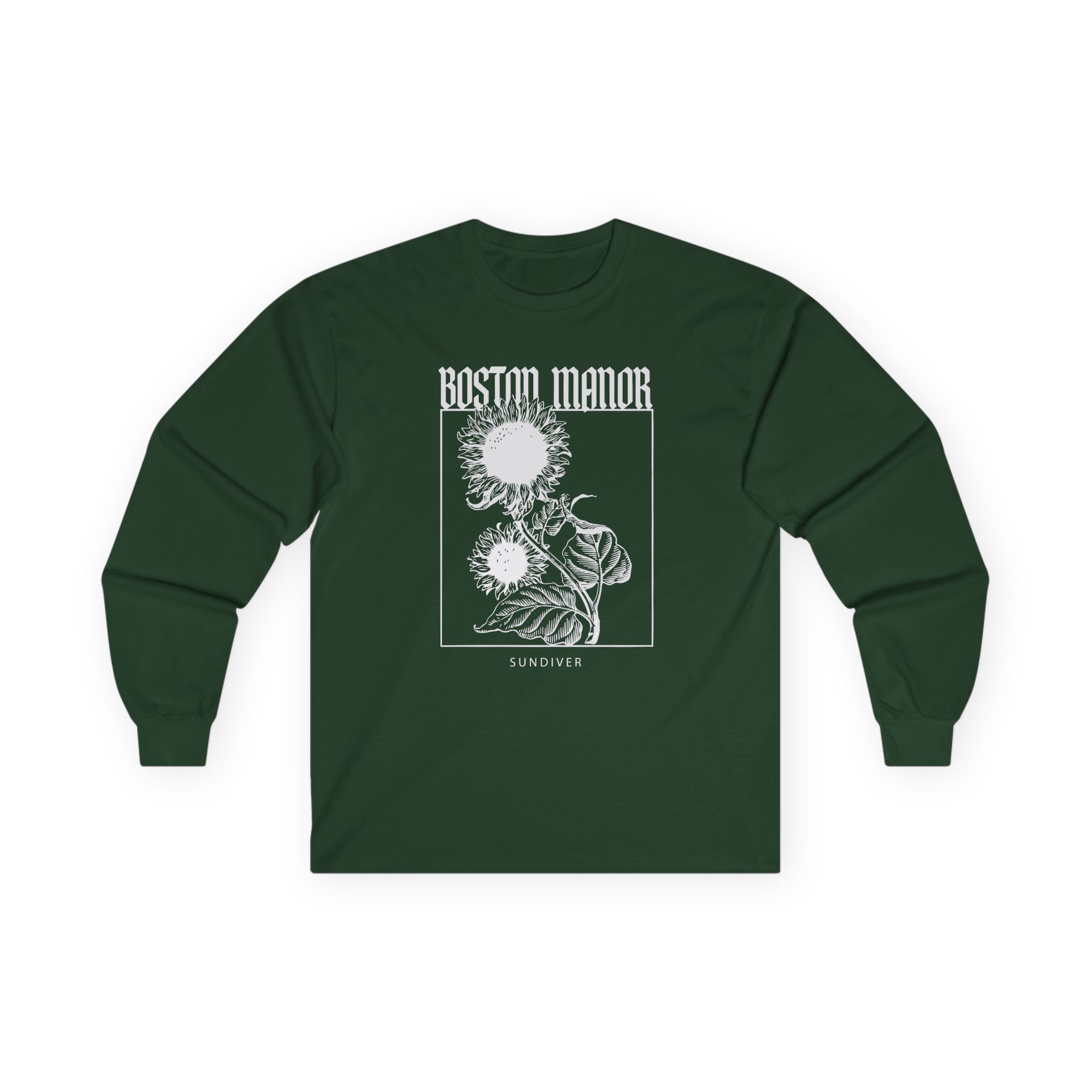 Boston Manor Sunflower Unisex Ultra Cotton Long Sleeve Tee
