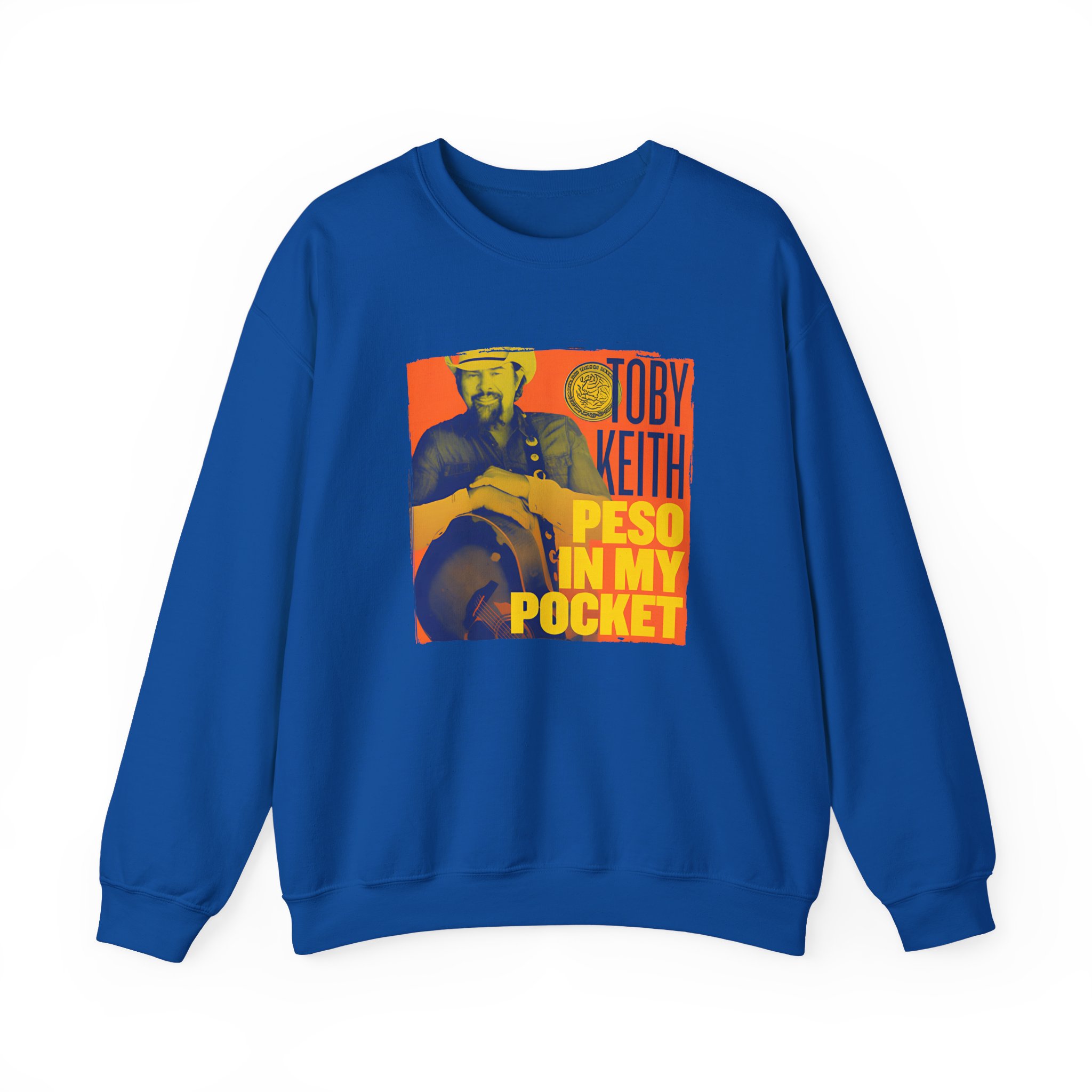 Toby Keith Peso in My Pocket Unisex Heavy Blendâ„¢ Crewneck Sweatshirt
