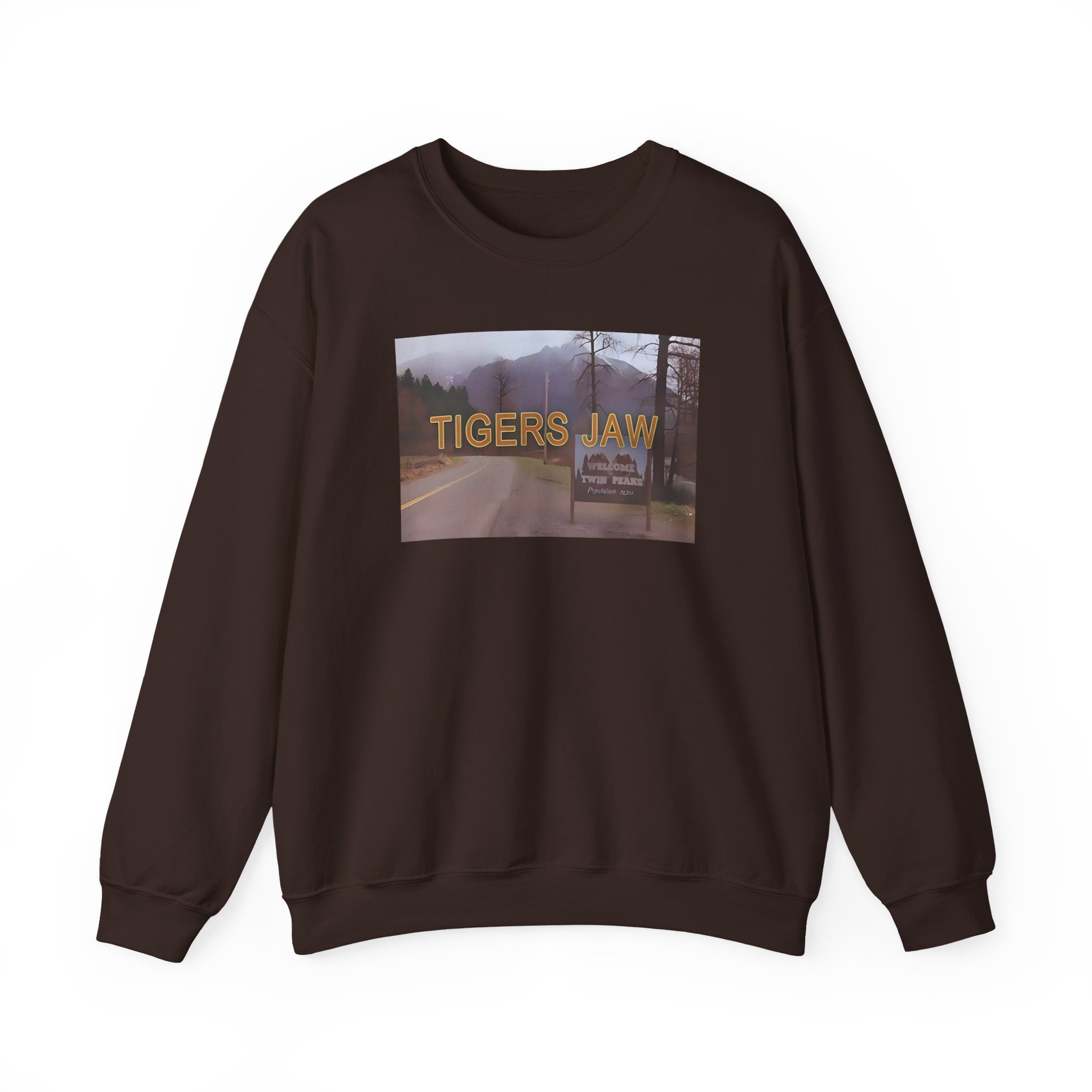 Tigers Jaw Twin Peaks Unisex Heavy Blendâ„¢ Crewneck Sweatshirt