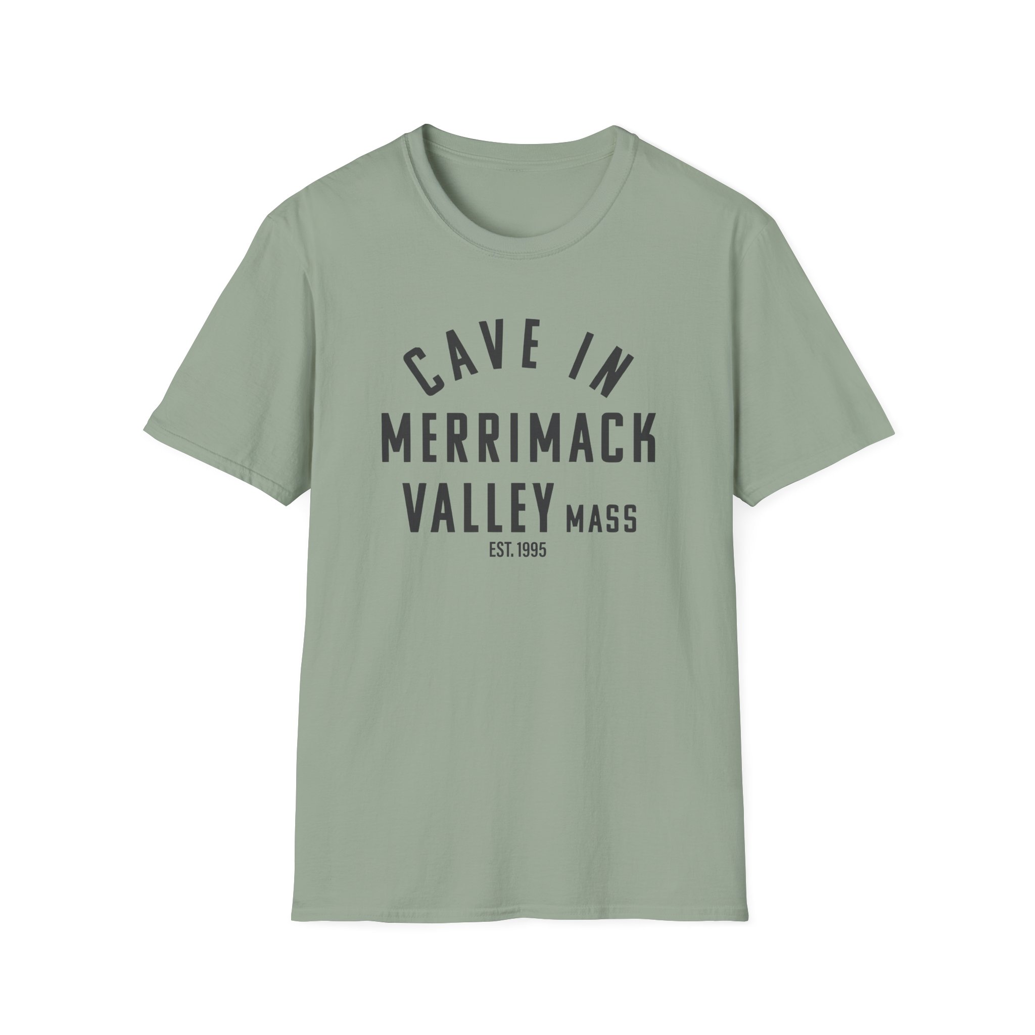Cave in Merrimack Valley: Blackened Unisex Softstyle T-Shirt