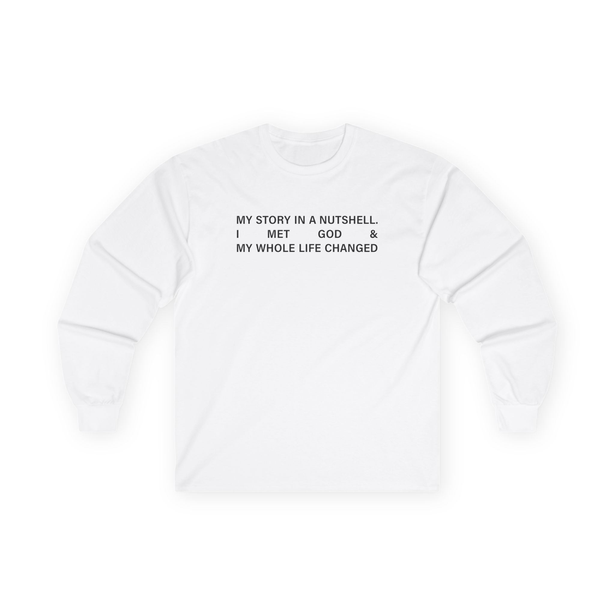 Lecrae I Met God Tan Unisex Ultra Cotton Long Sleeve Tee