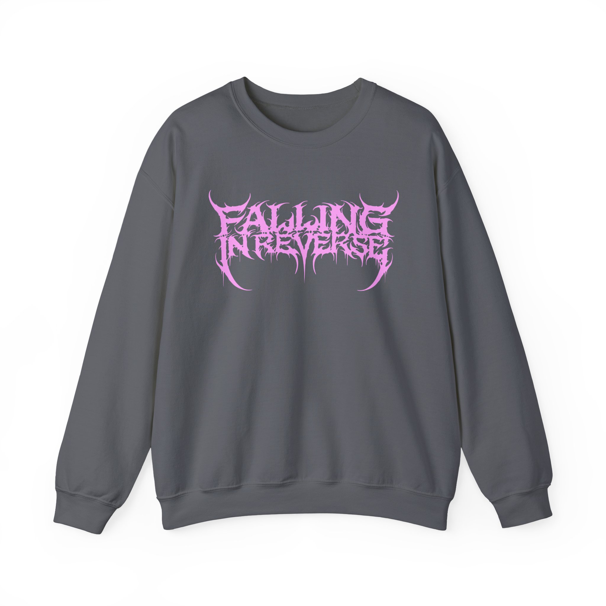 Falling in Reverse Popular Monster Text Unisex Heavy Blendâ„¢ Crewneck Sweatshirt