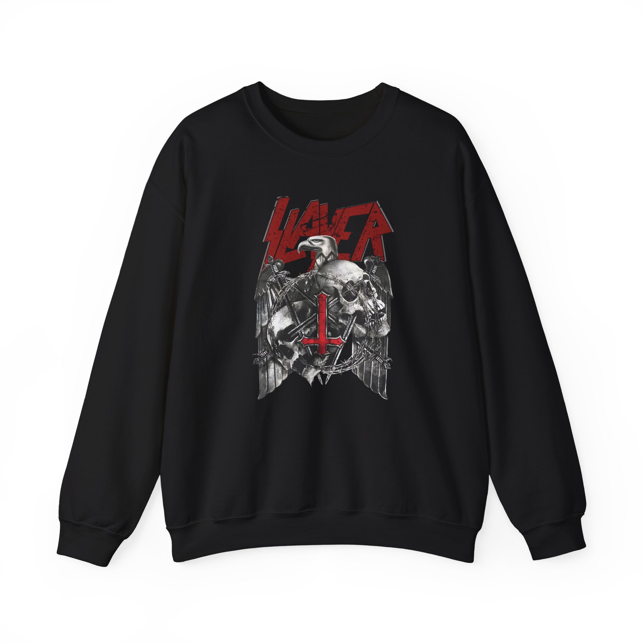 Slayer Final Campaign Eagle Unisex Heavy Blendâ„¢ Crewneck Sweatshirt