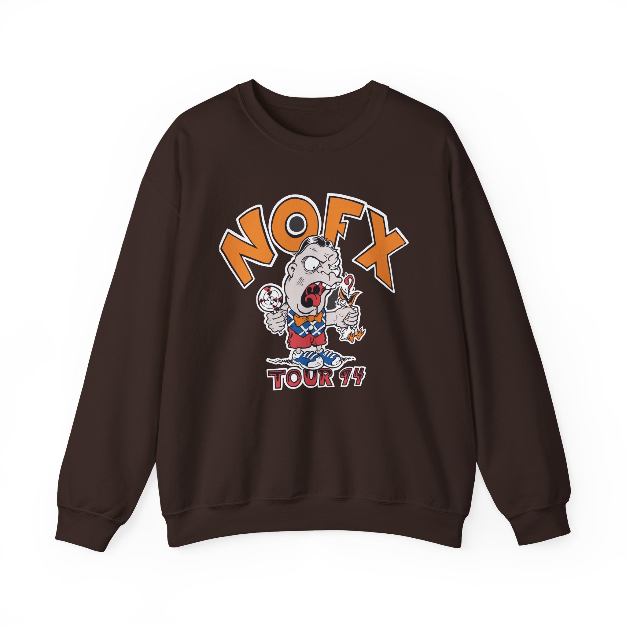 Nofx Lollipop Guy Unisex Heavy Blendâ„¢ Crewneck Sweatshirt