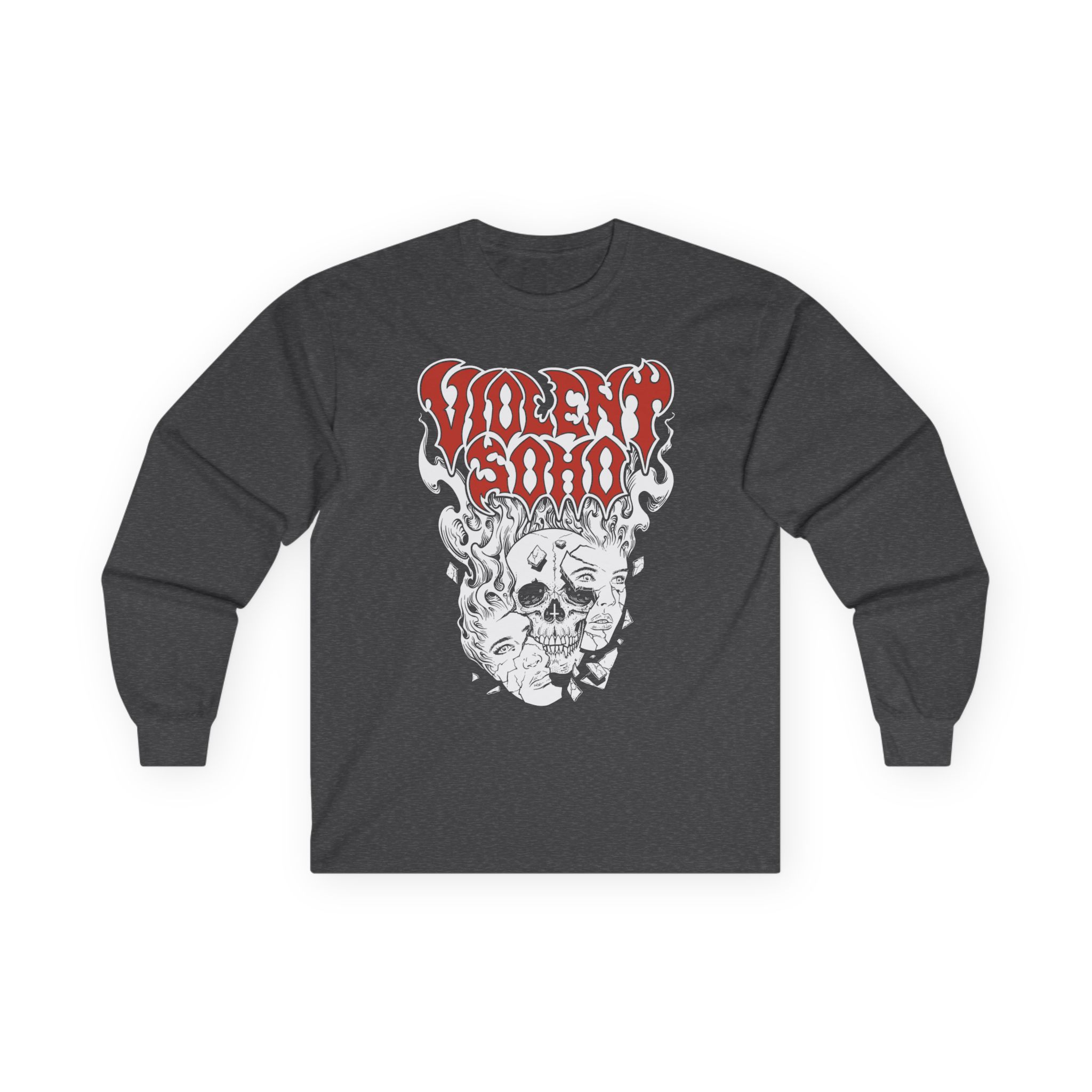 Violent Soho Murdoch Skull Unisex Ultra Cotton Long Sleeve Tee