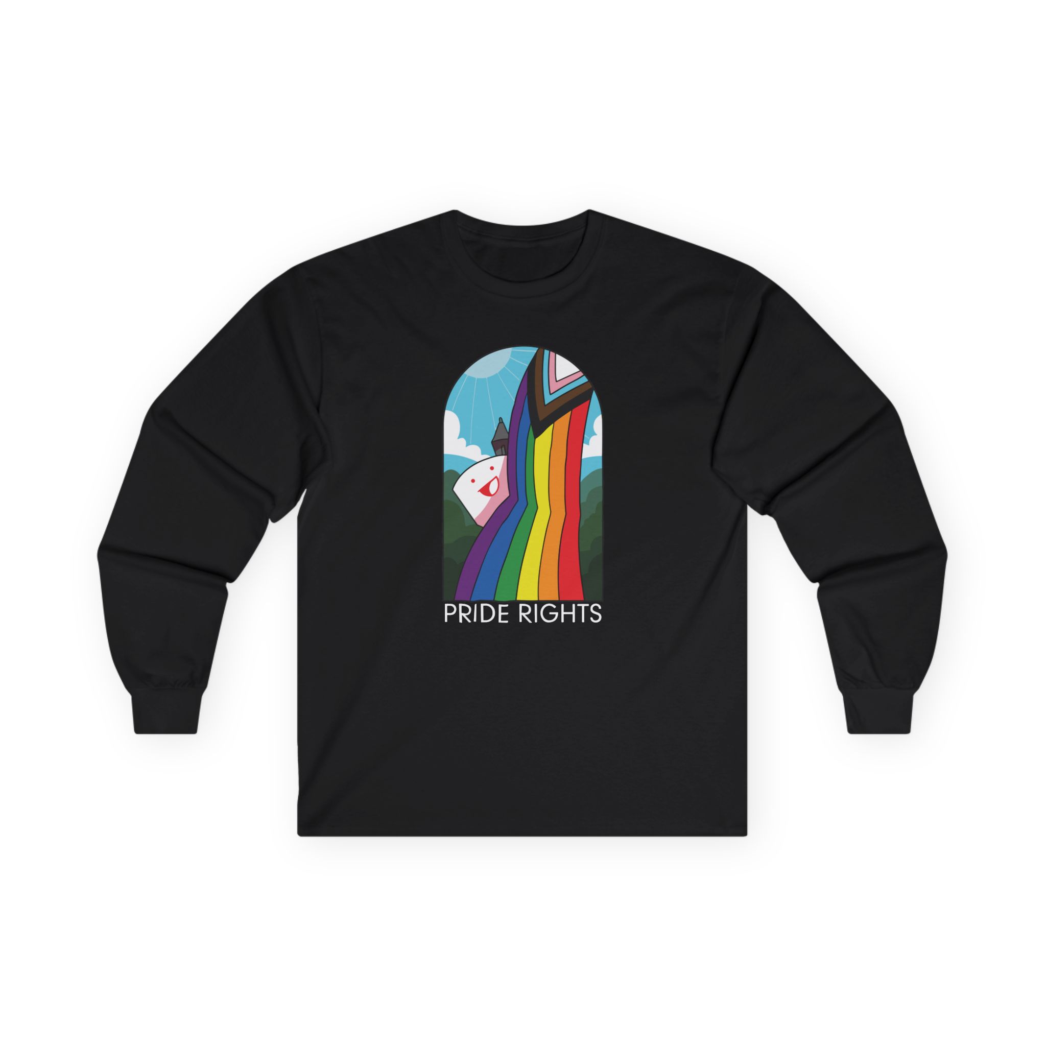 Drawfee Pride Rights Unisex Ultra Cotton Long Sleeve Tee