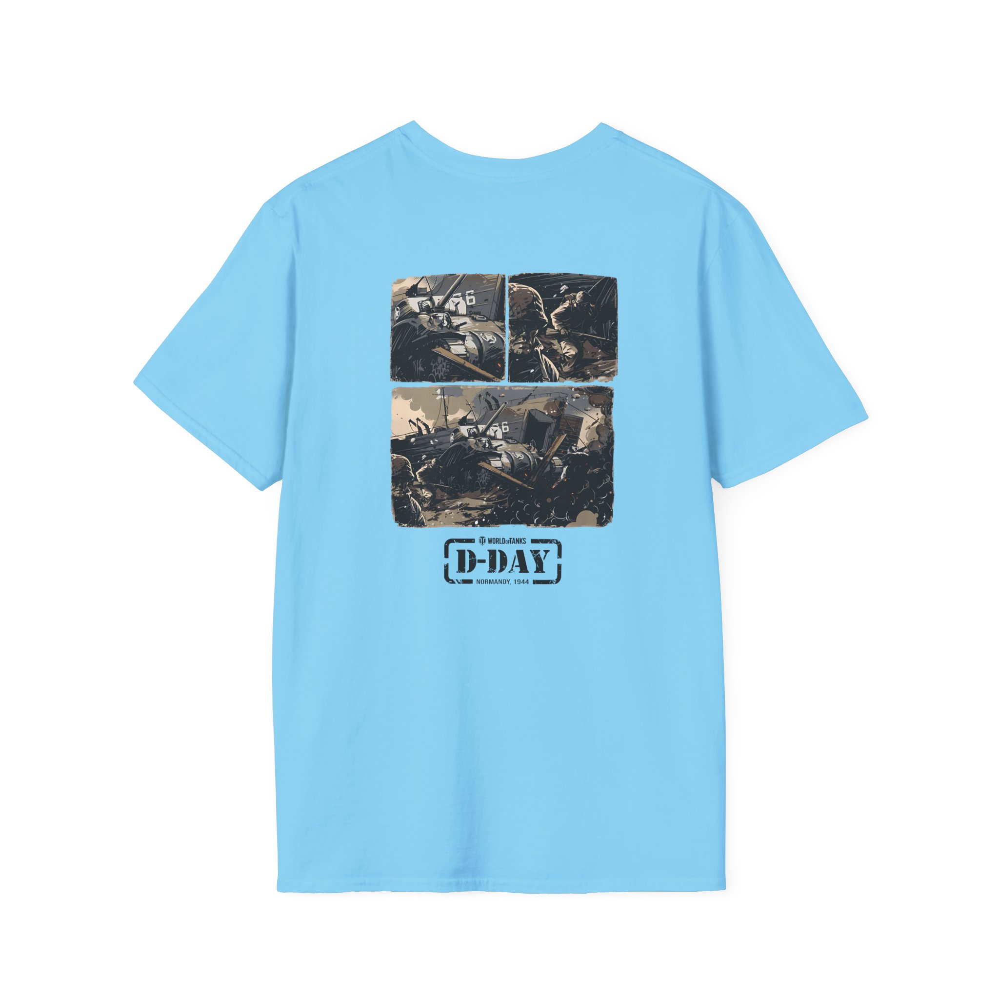 World of Tank Wot D-day Fury Storm Unisex Softstyle T-Shirt