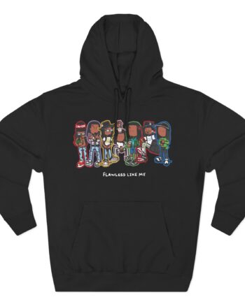 Lucki Flawless Like Me Three-Panel Fleece Hoodie
