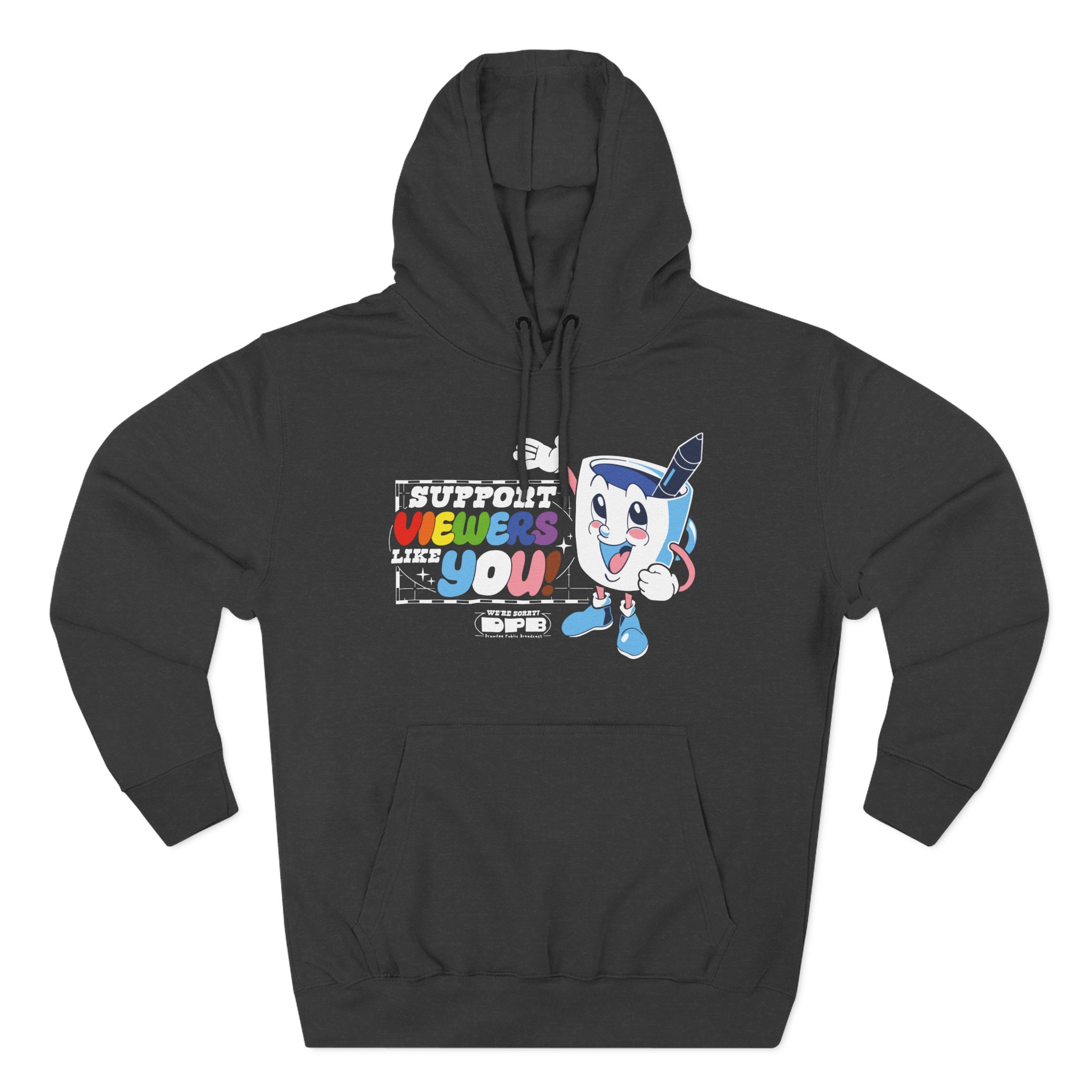 Drawfee 2025 Three-Panel Fleece Hoodie