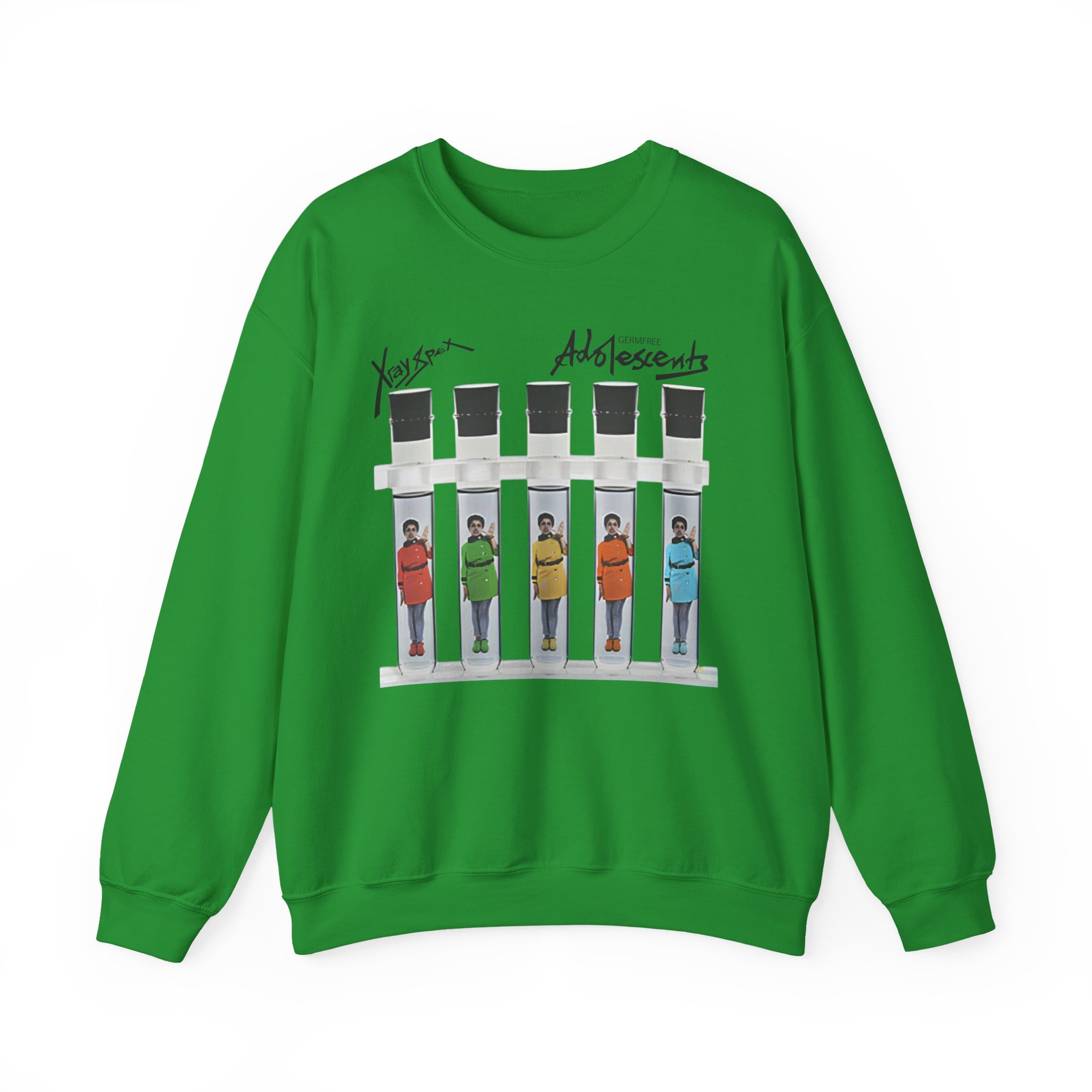 X-ray Spex Germ Free Five Tube Unisex Heavy Blendâ„¢ Crewneck Sweatshirt