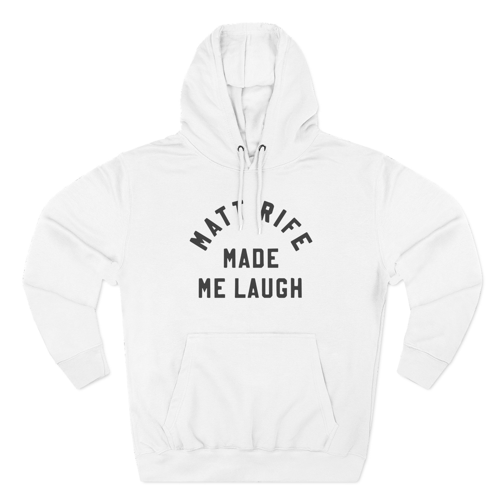 Matt Rife Made Me Laugh Three-Panel Fleece Hoodie
